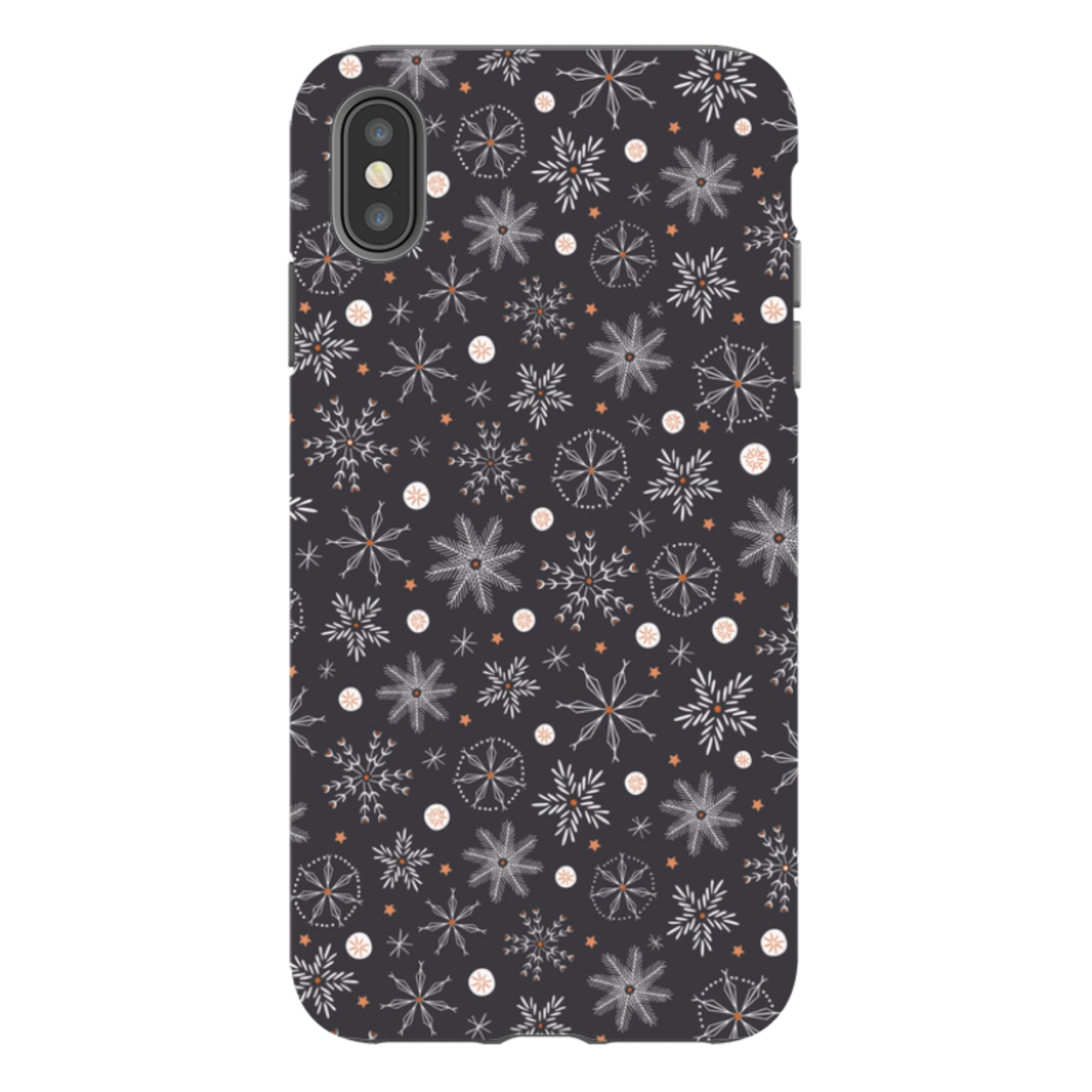 iPhone Tough Case - Christmas Snowflakes II By Ali Brookes