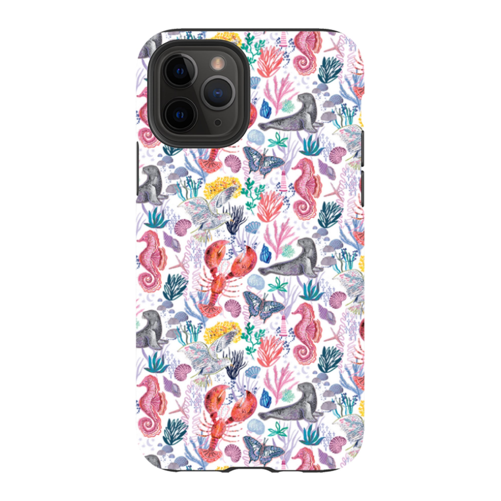 iPhone Case - Coastline Pattern-B By Emma Frances Grant