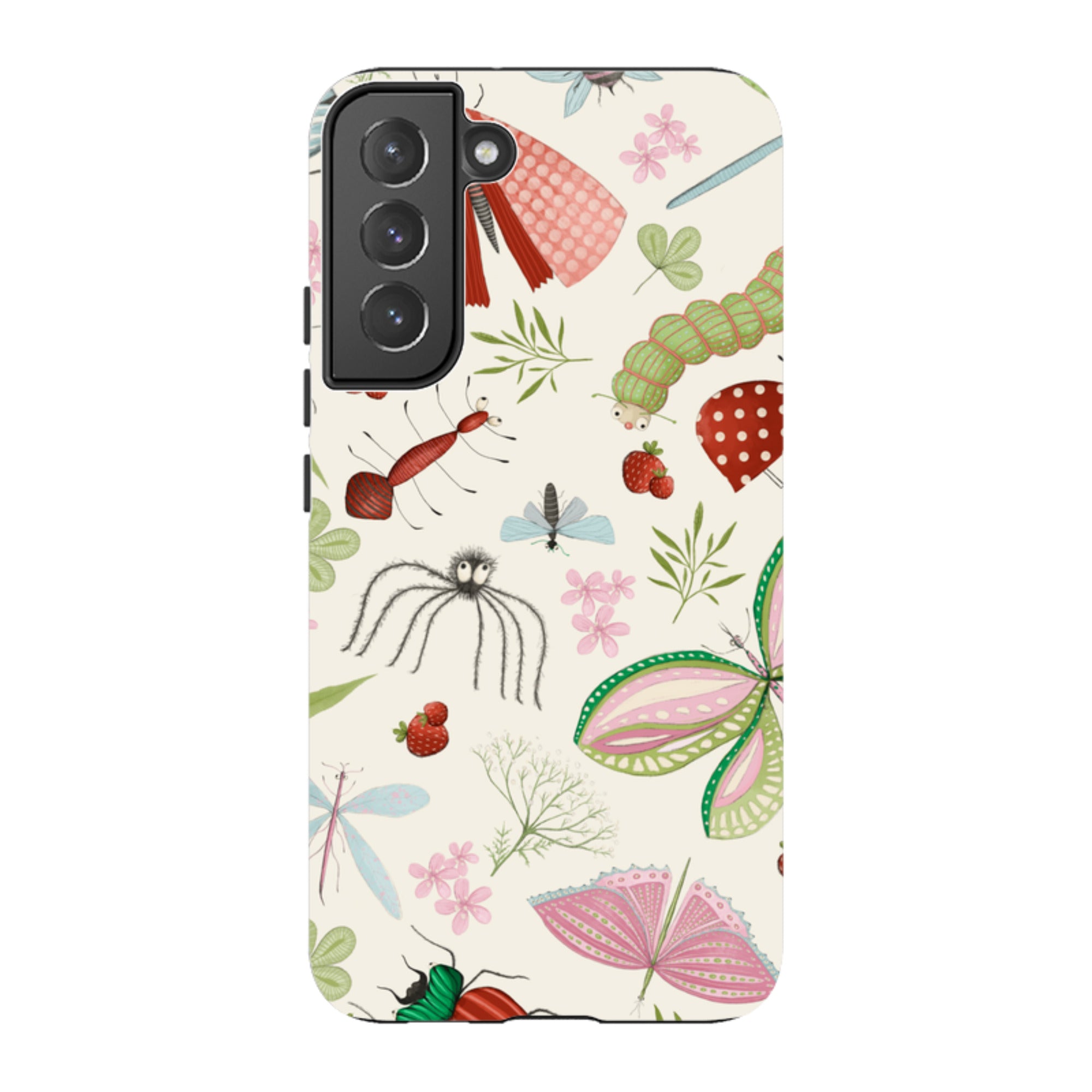 Samsung Tough Case - Insects Pattern By Maja Lindberg