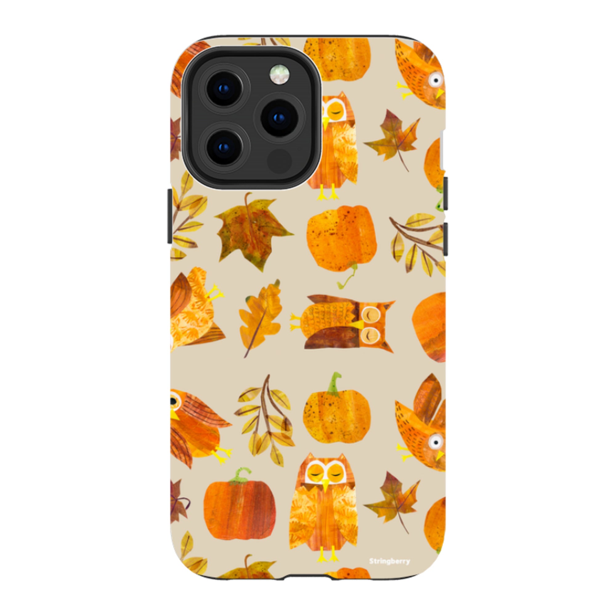 iPhone MagSafe Tough Case - Pumpkins and Owls By Tracey English