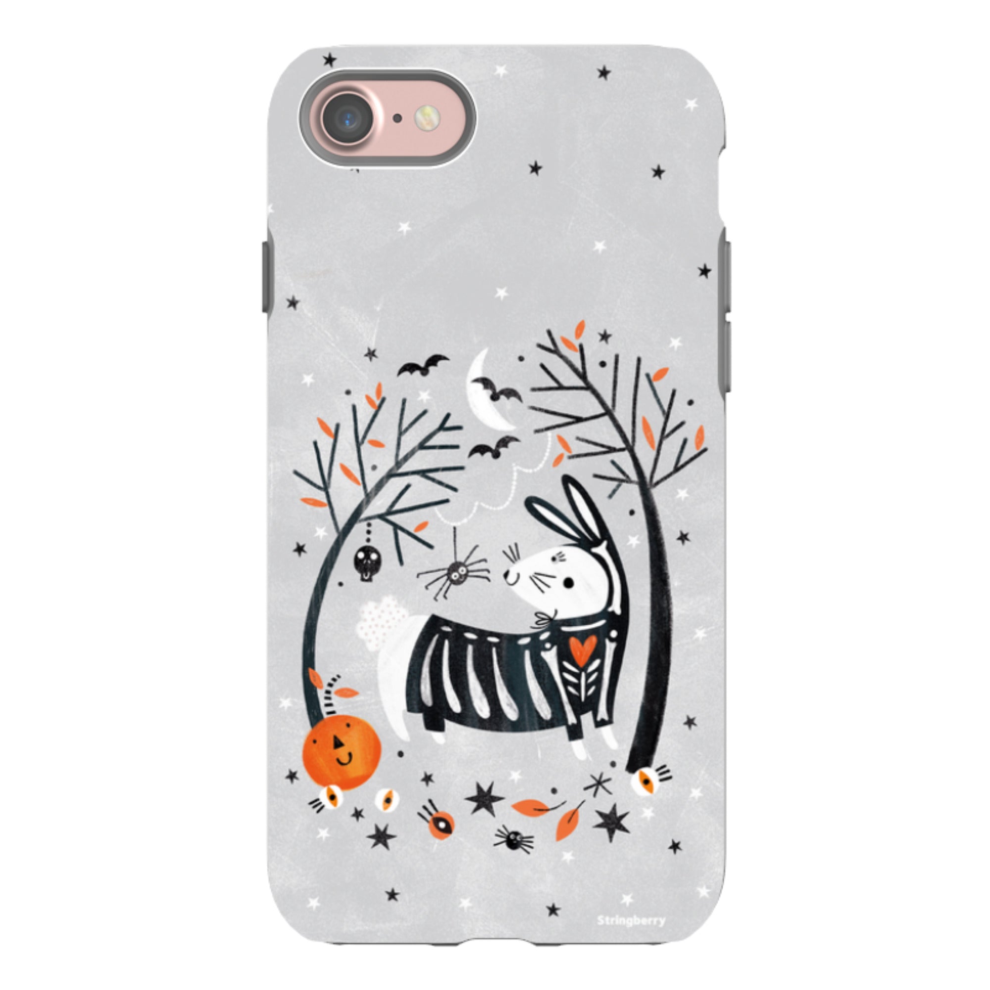 iPhone Tough Case - Spooky Rabbit By Ali Brookes