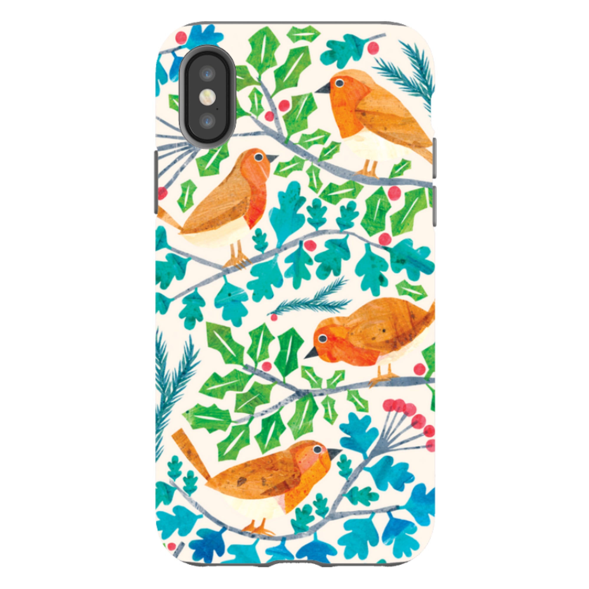 iPhone Tough Case - Robins By Tracey English