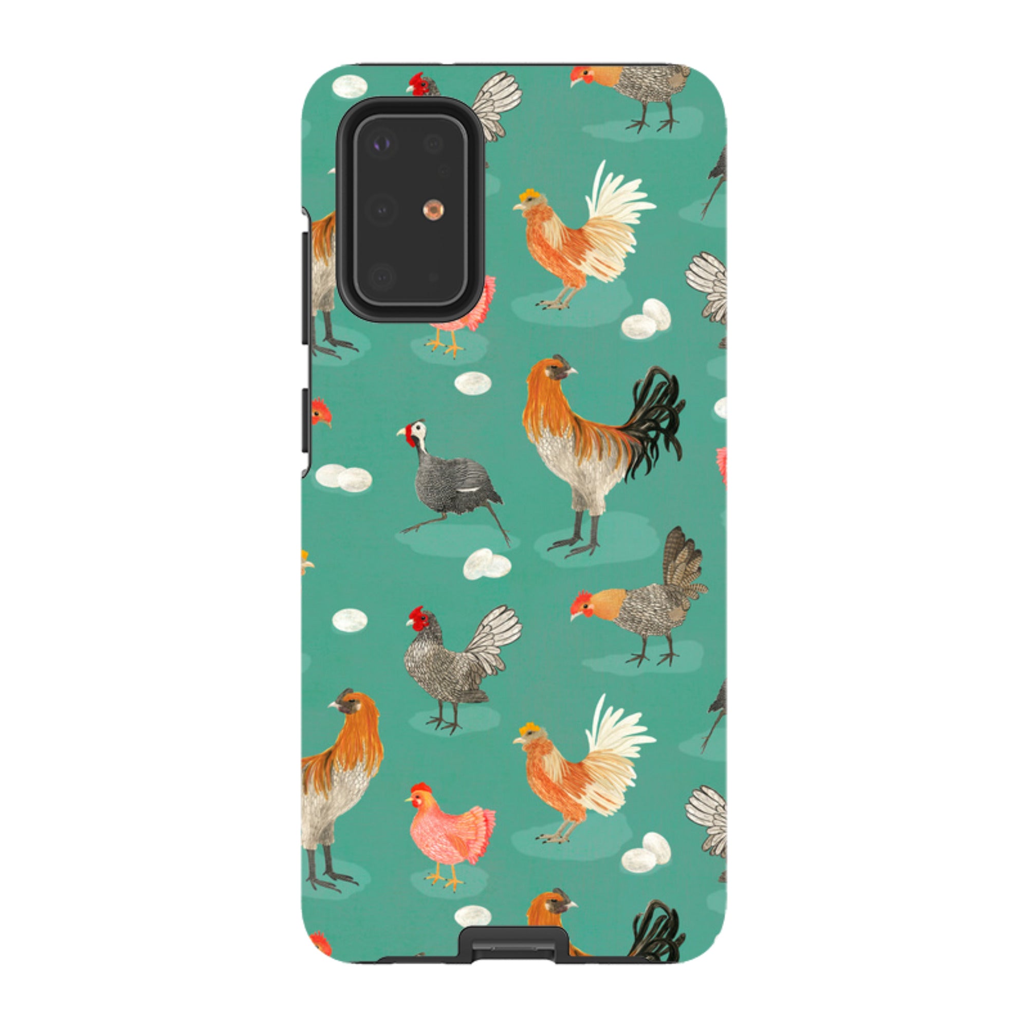 Samsung Tough Case - Chicken Teal By Katherine Quinn