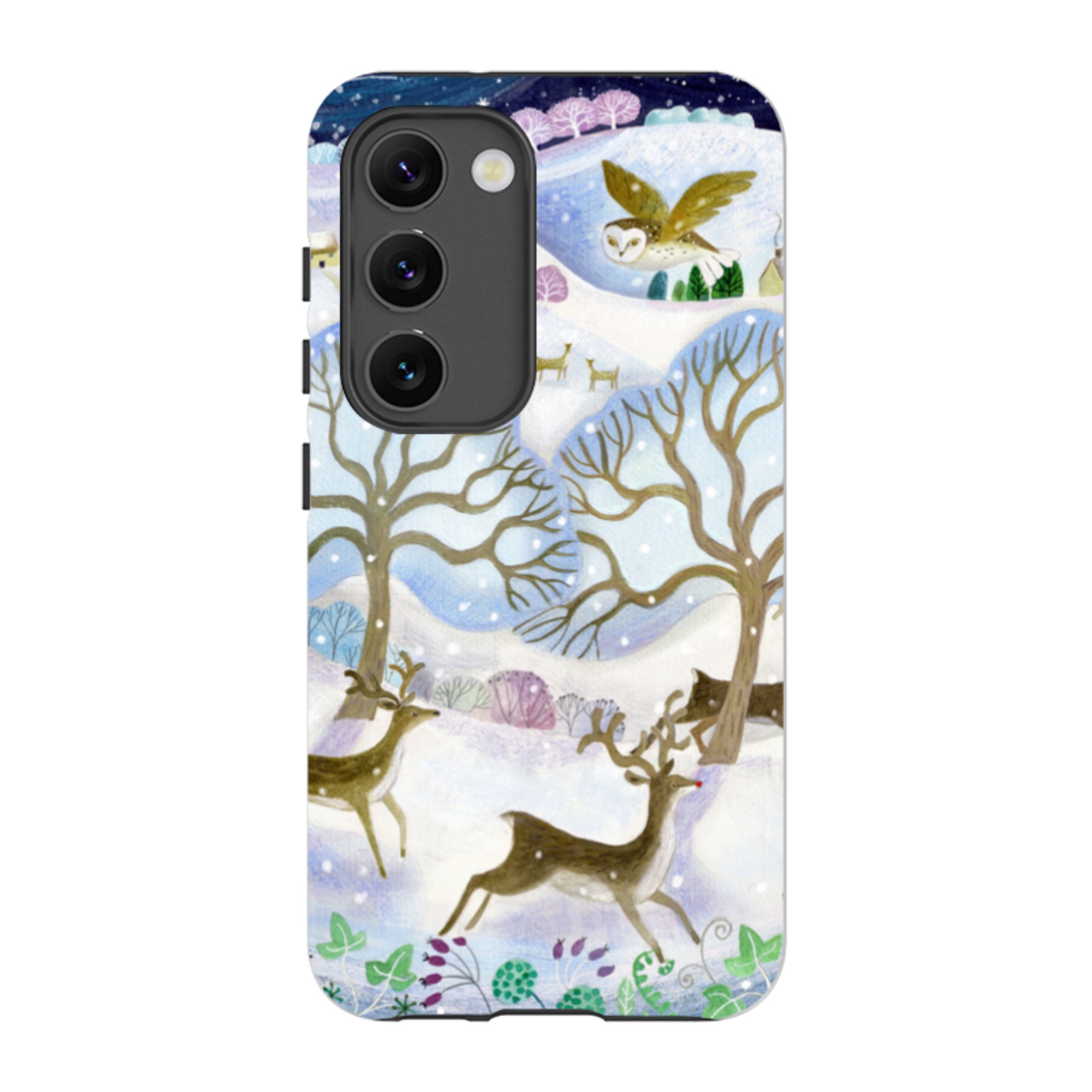 Samsung Tough Case - Winter Deer By Bex Parkin