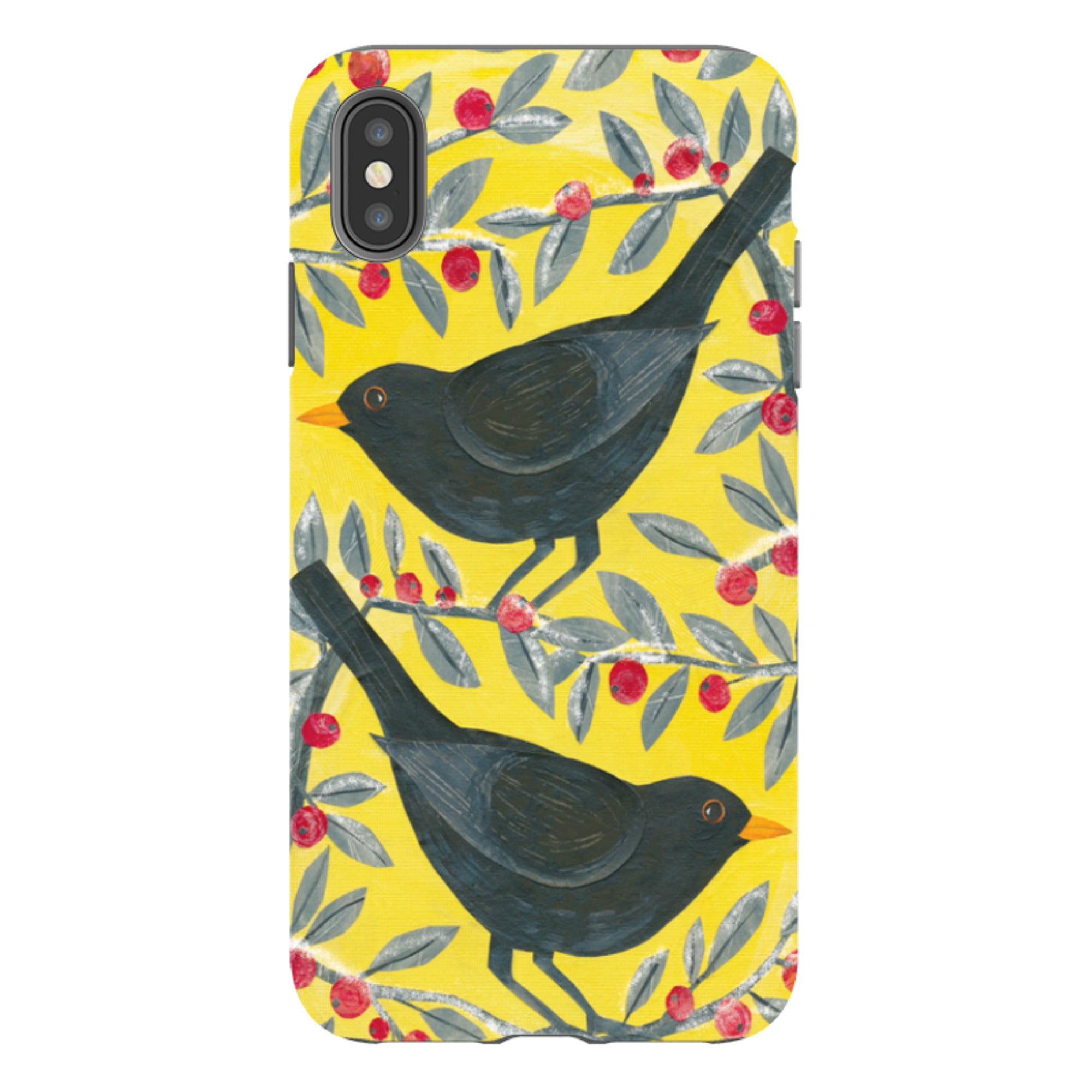 iPhone Tough Case - Blackbird By Tracey English
