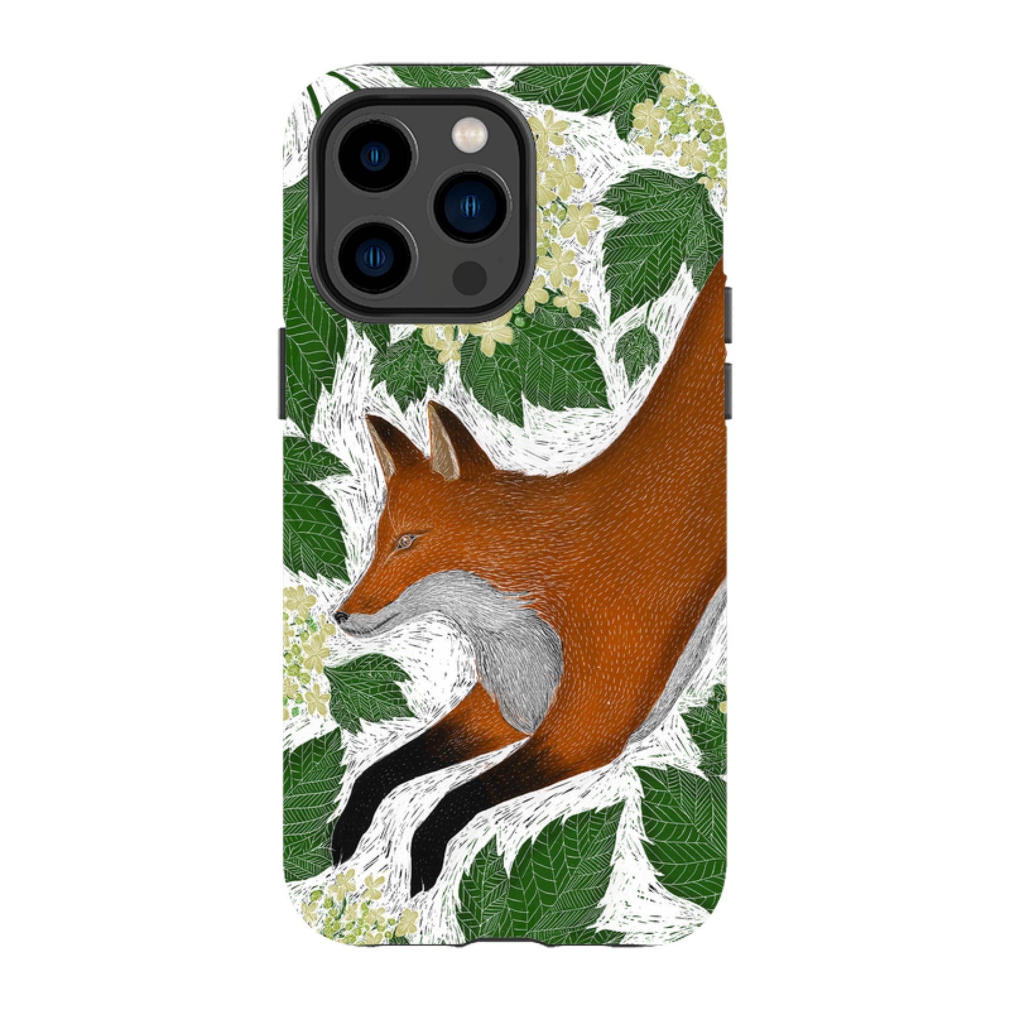 iPhone Tough Case - Fox By Catherine Rowe