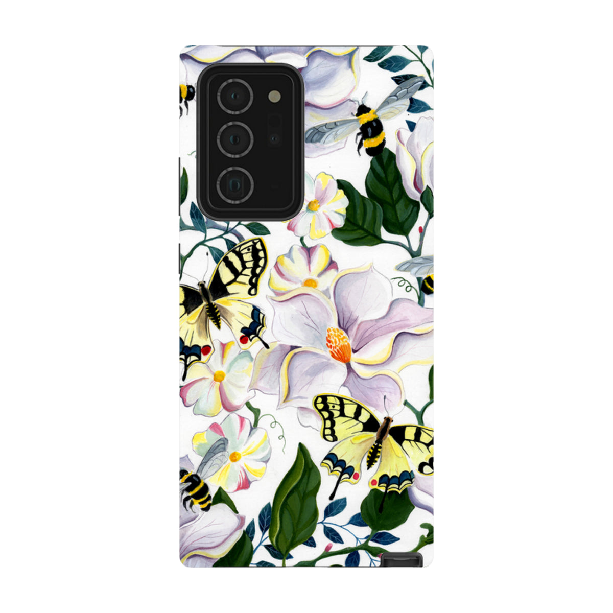 Samsung Tough Case - Bees And Magnolia By Bex Parkin