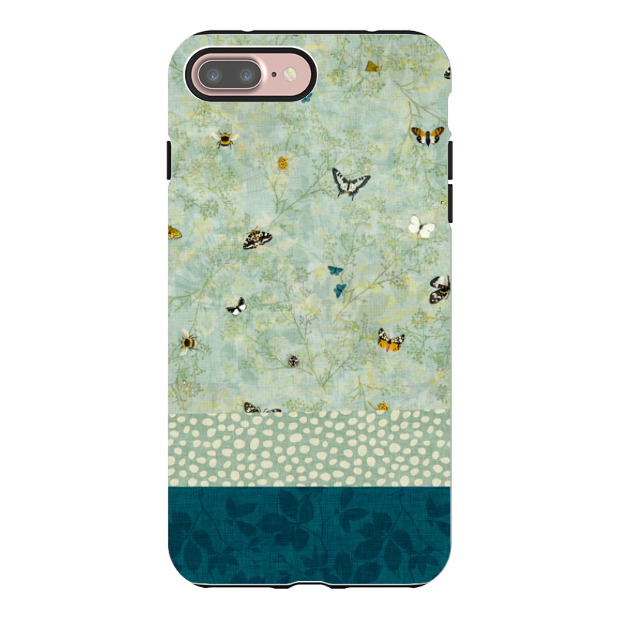 iPhone Tough Case - Chinoiserie Garden Soft Sage 2 By Katherine Quinn