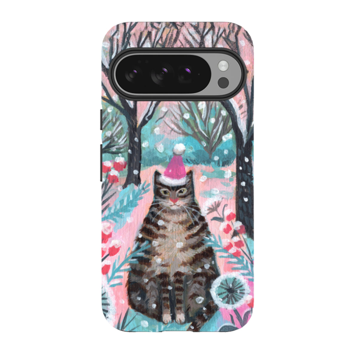 Google Tough Case - Snow Tabby By Mary Stubberfield