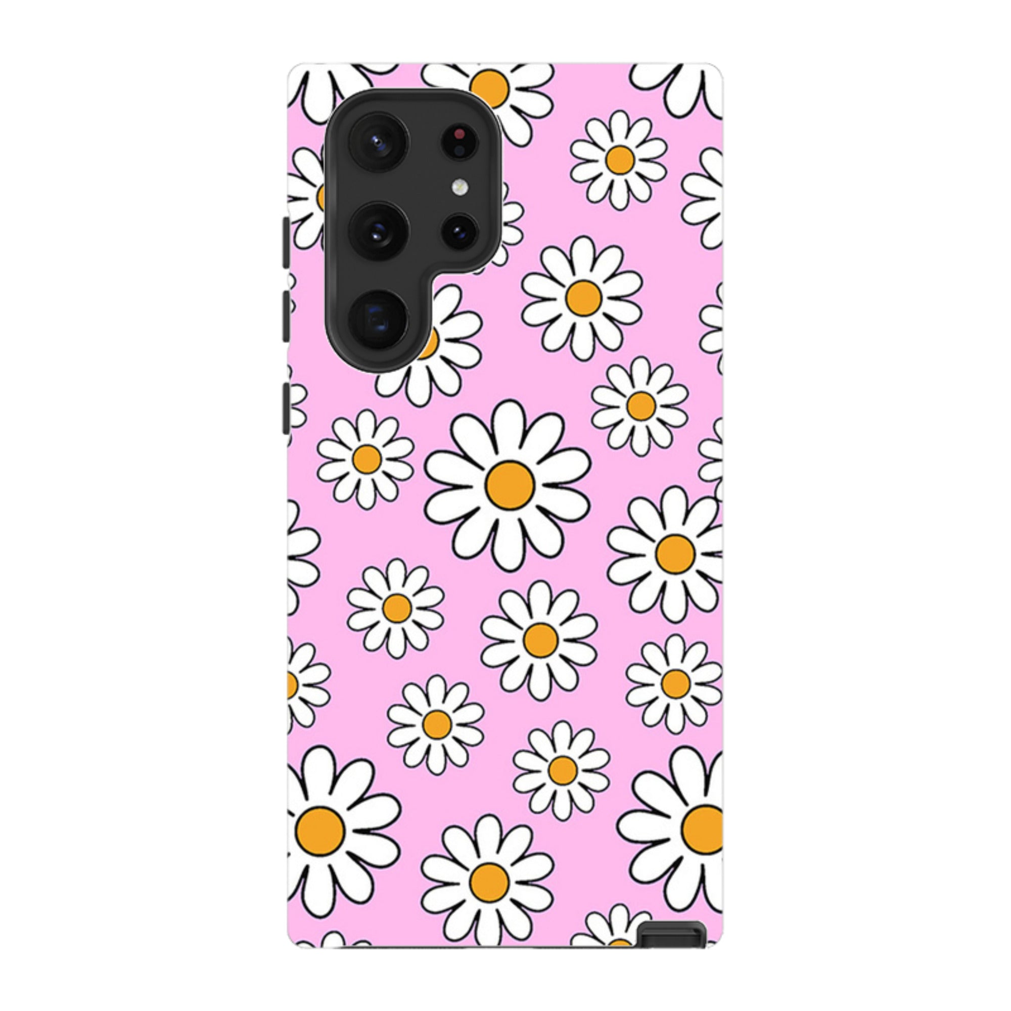 Samsung Tough Case - Pink Daises