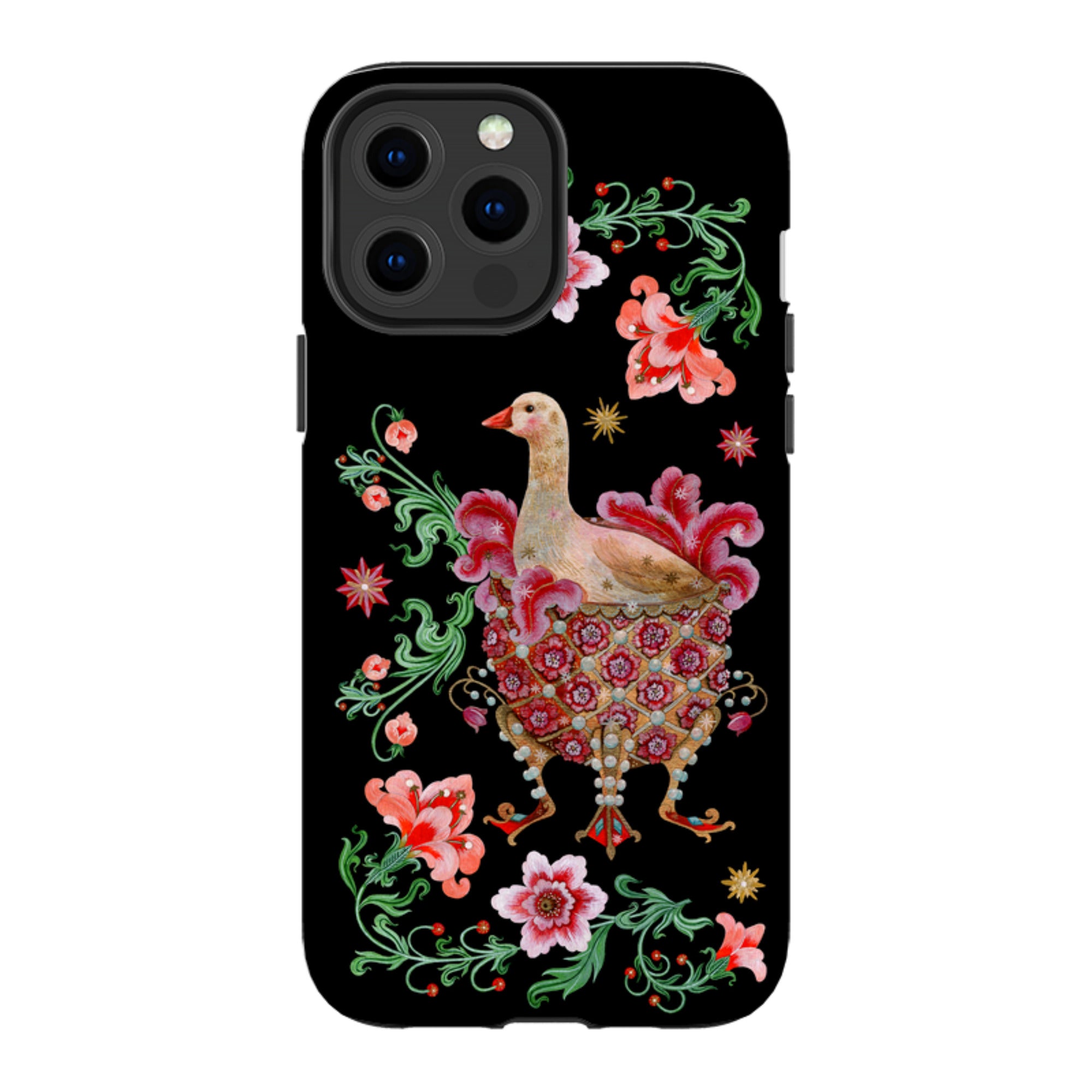 iPhone Tough  Case - Six Geese A Laying By Maria Matos