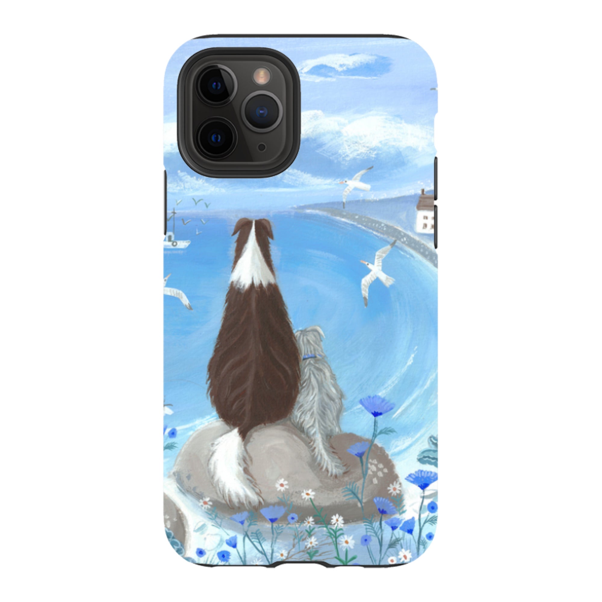 iPhone Tough Case - Beach Dog By Mary Stubberfield