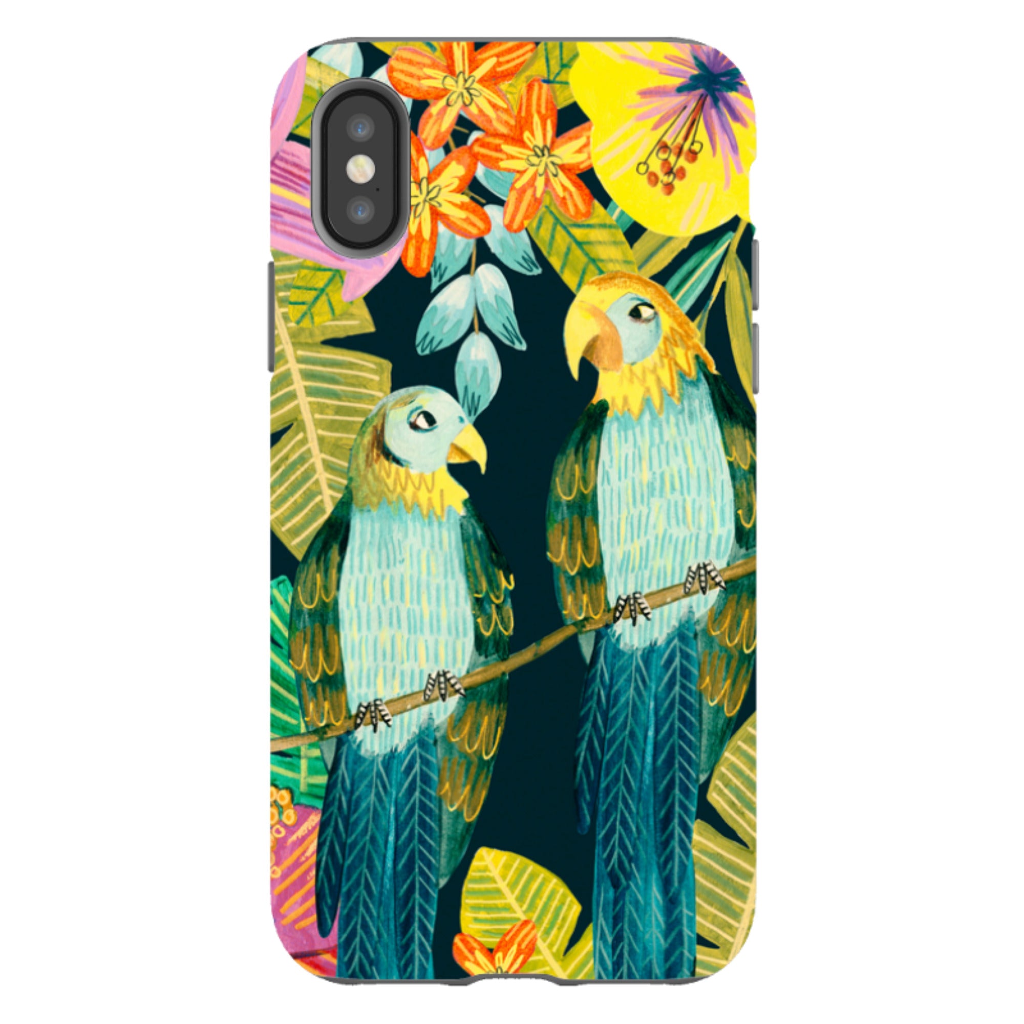iPhone Tough Case - Papegaai By Caroline Bonne Muller