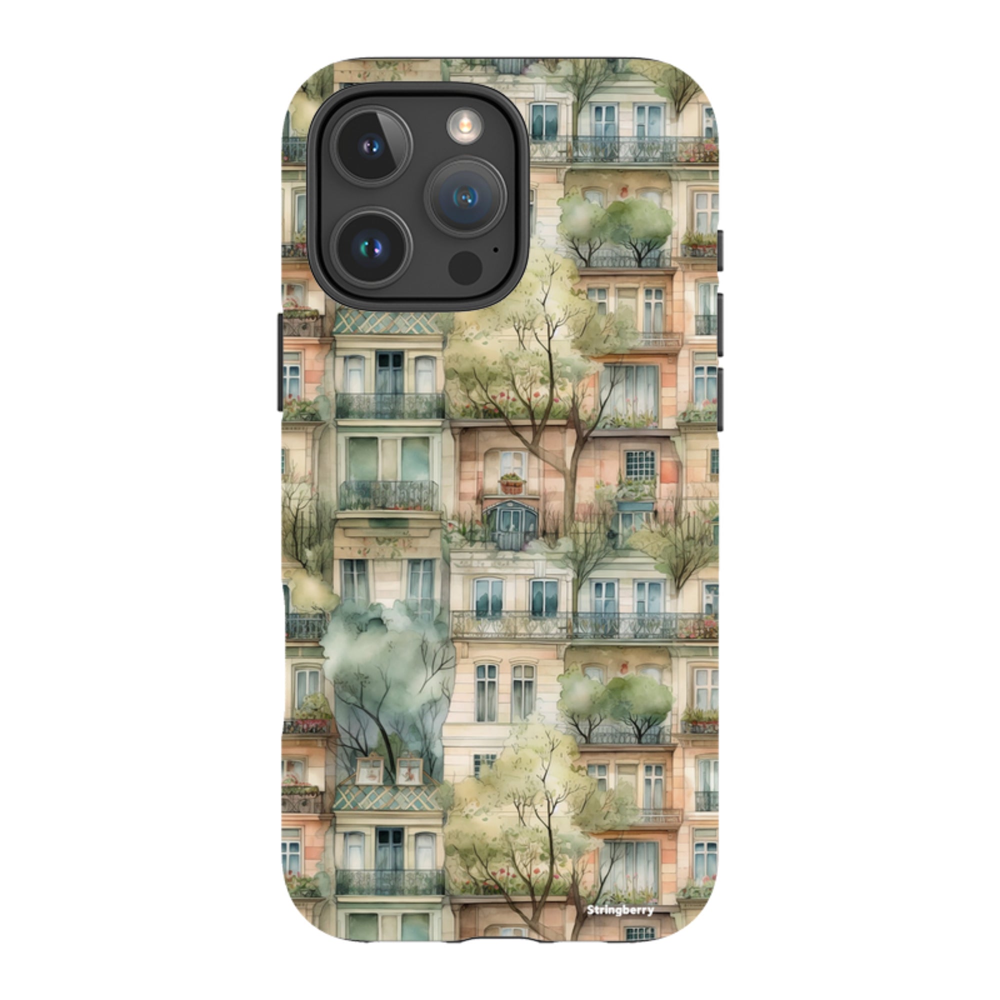 iPhone Tough Case - Montmartre Houses
