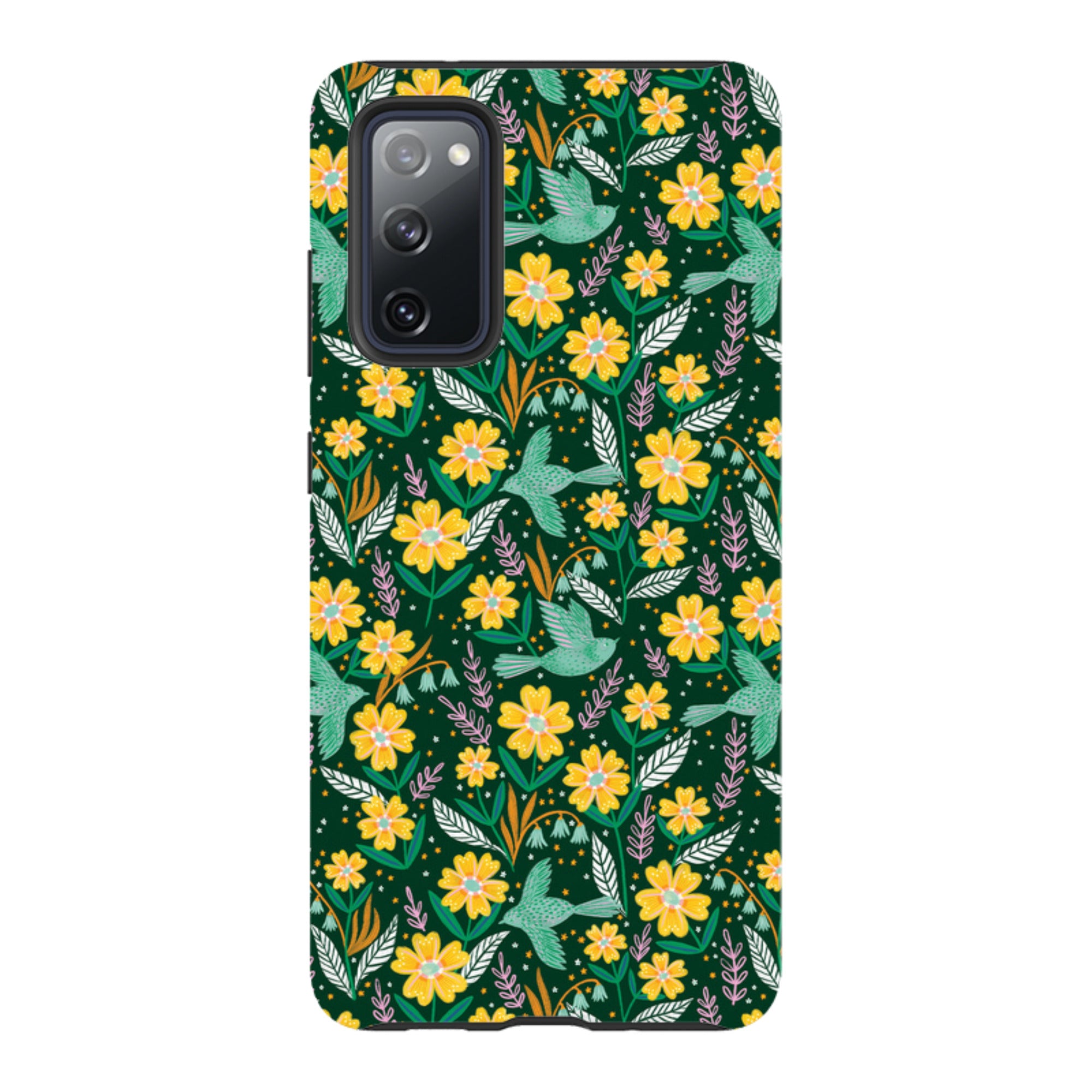 Samsung Tough Case - Sweet Birds Green By Lee Foster Wilson