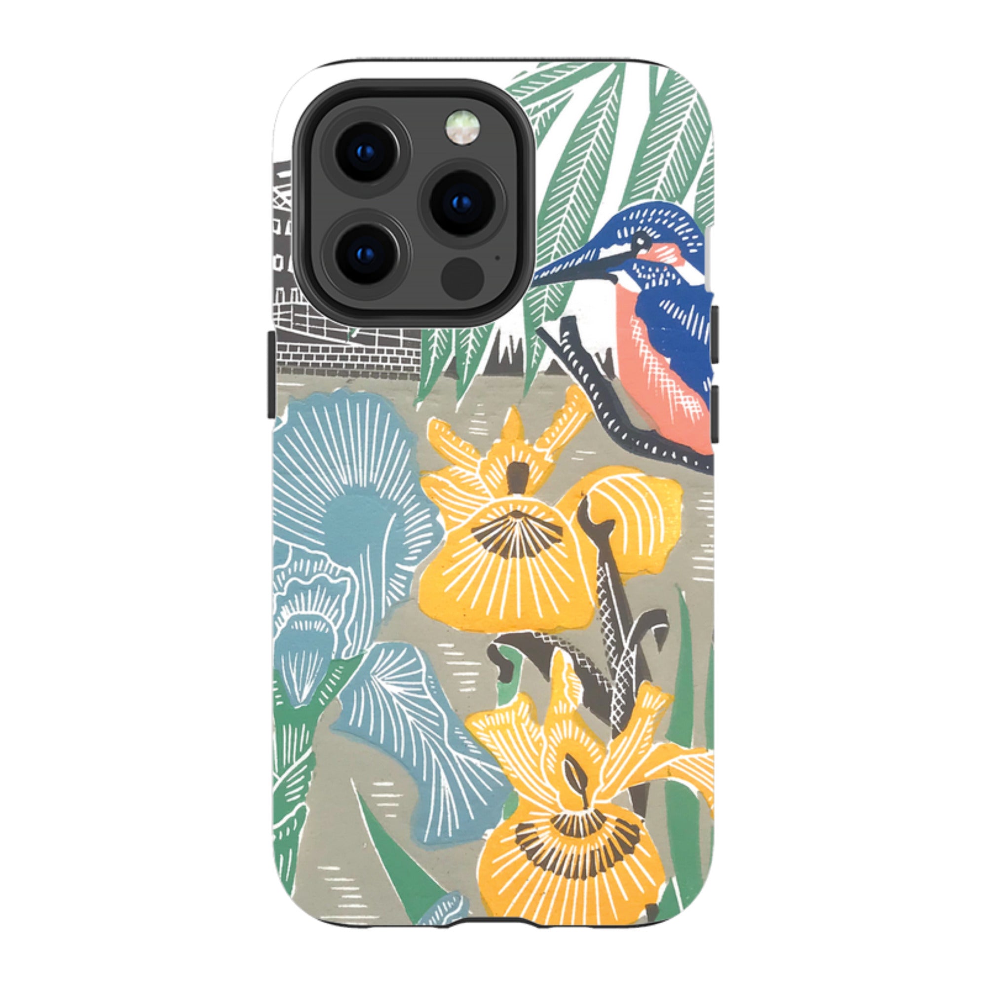 iPhone Tough Case - Kingfisher At The Mill By Kate Heiss