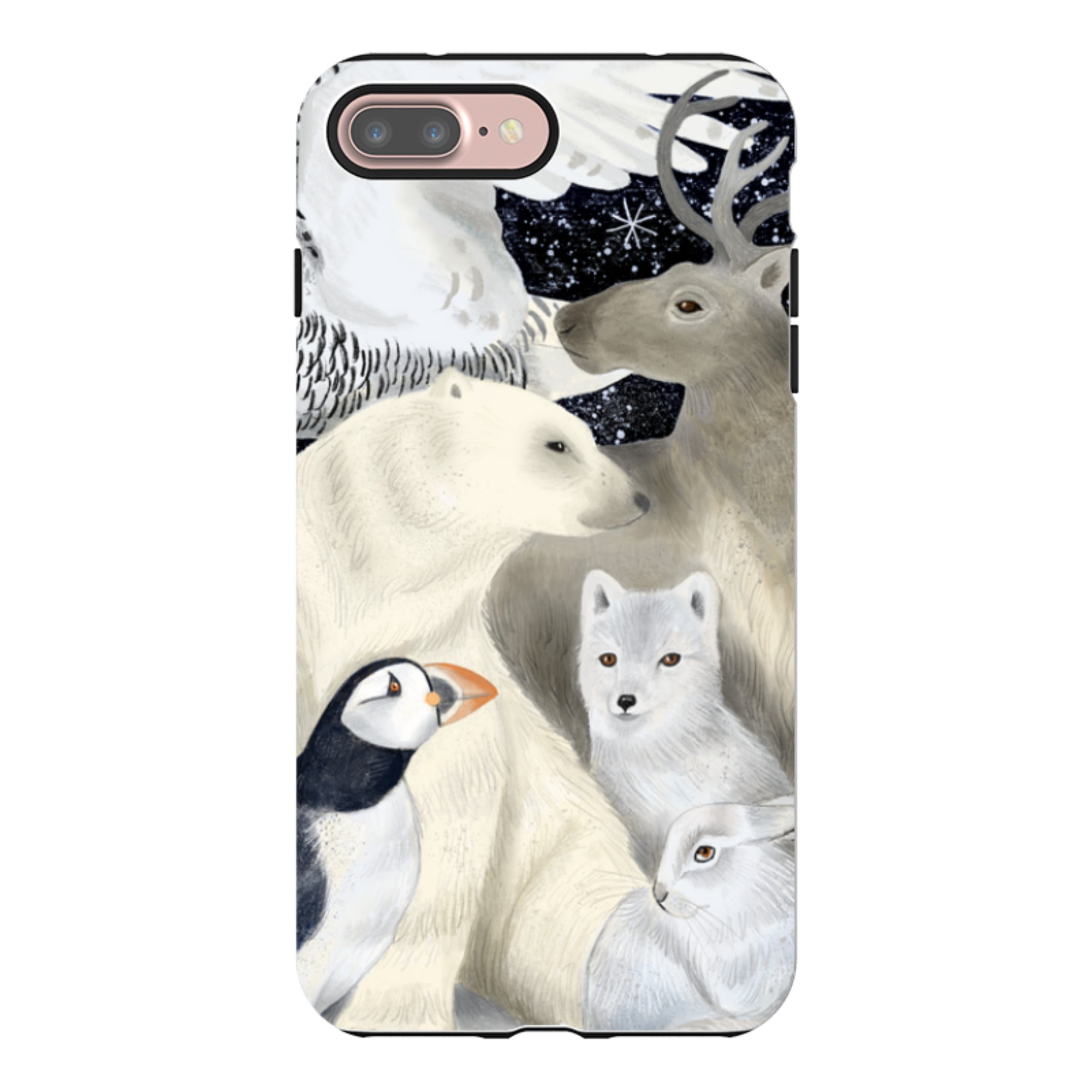 iPhone Tough Case - Creatures Of The North By Bex Parkin