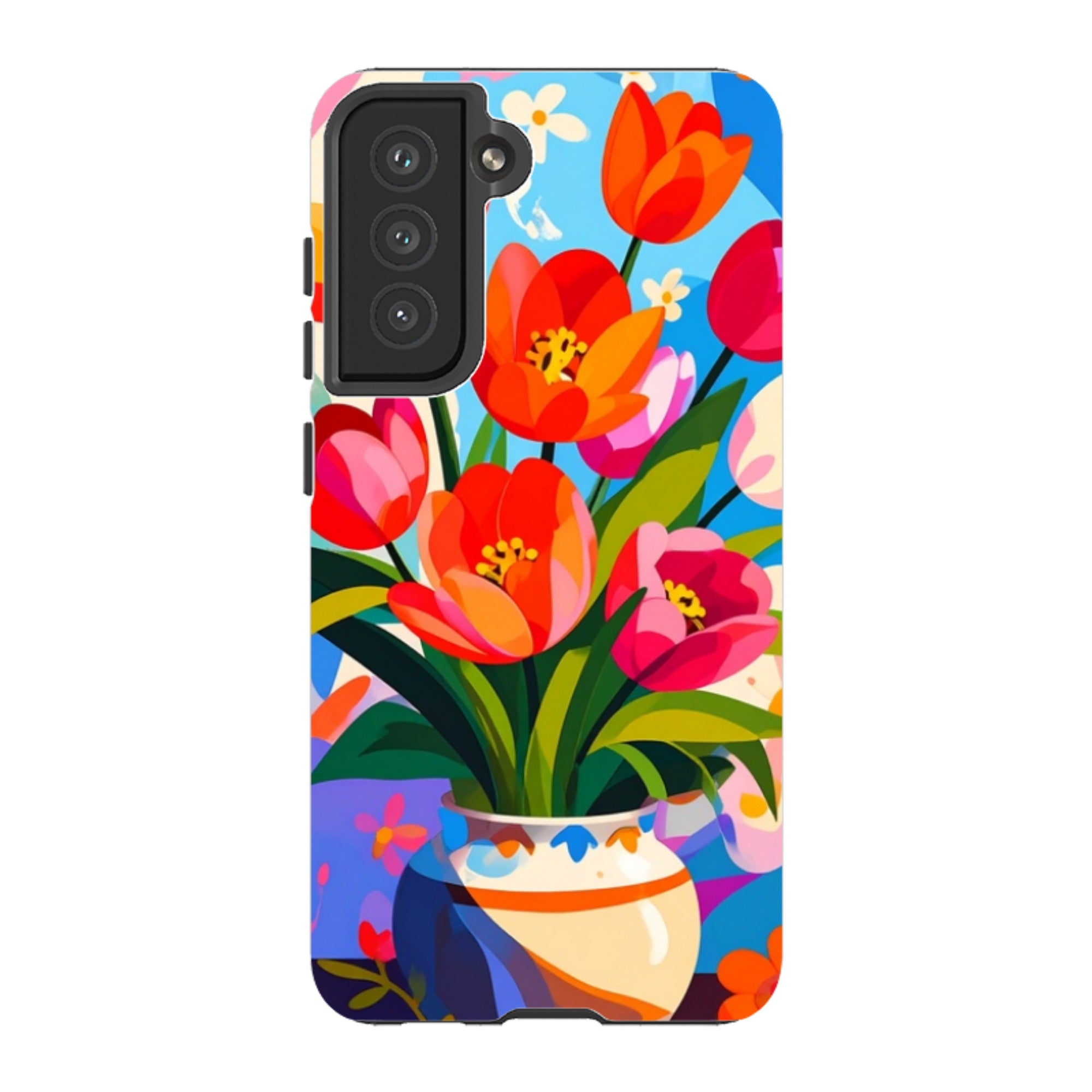 Samsung Tough Case - Tulip Pot Floral