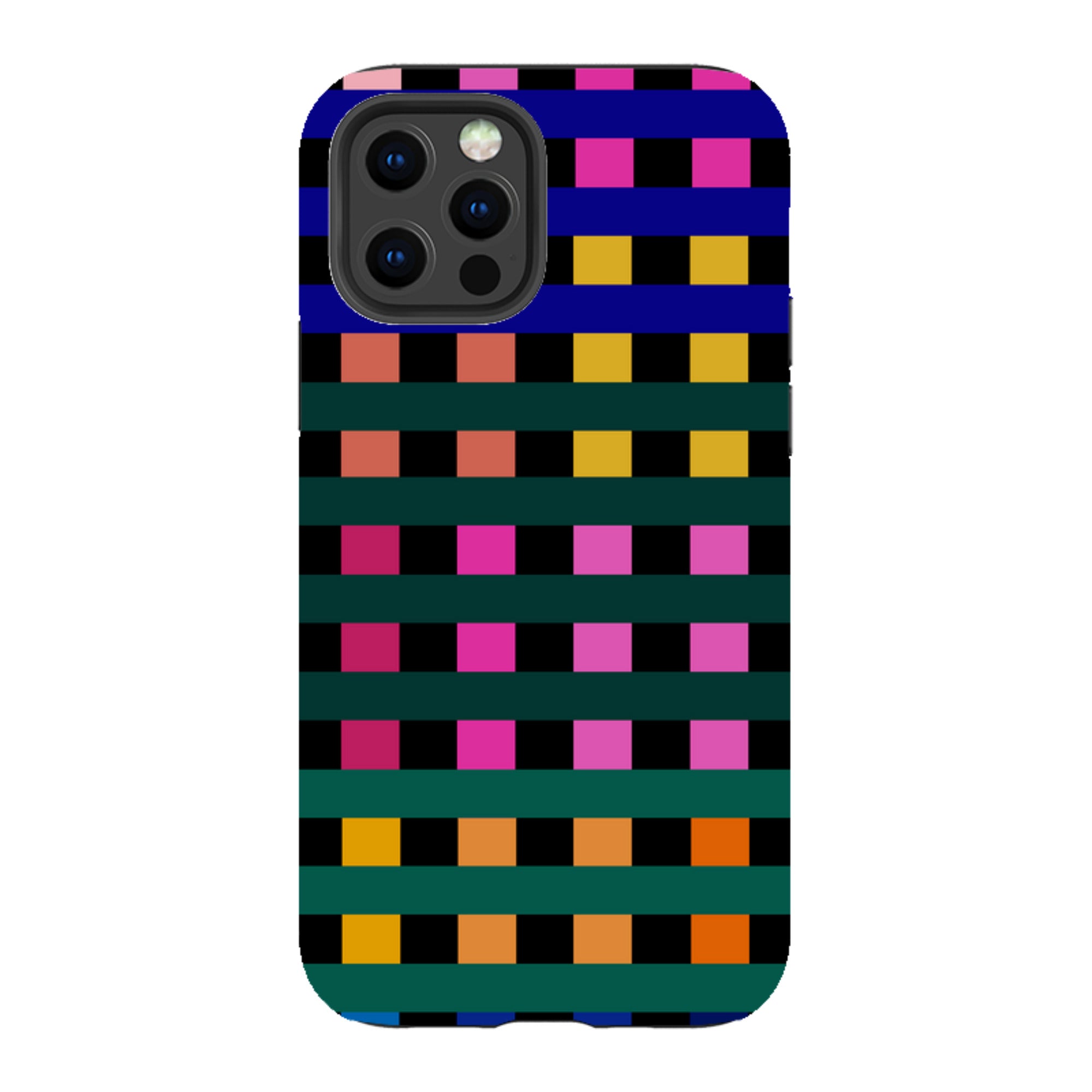 iPhone Tough Case - Newton Check By Kitty Joseph