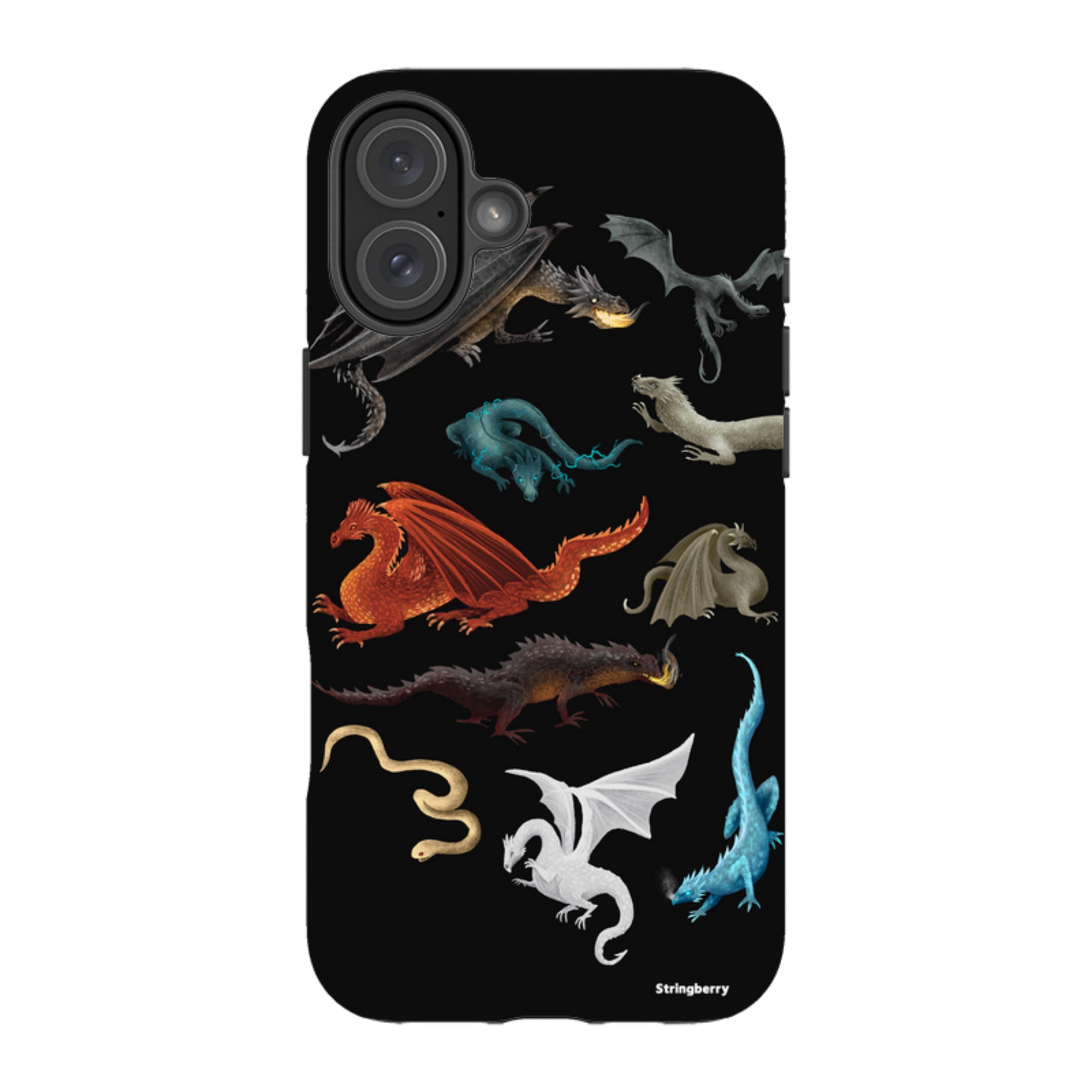 iPhone Tough Case - Dragons, Wyverns, Wyrms By Anna Stead