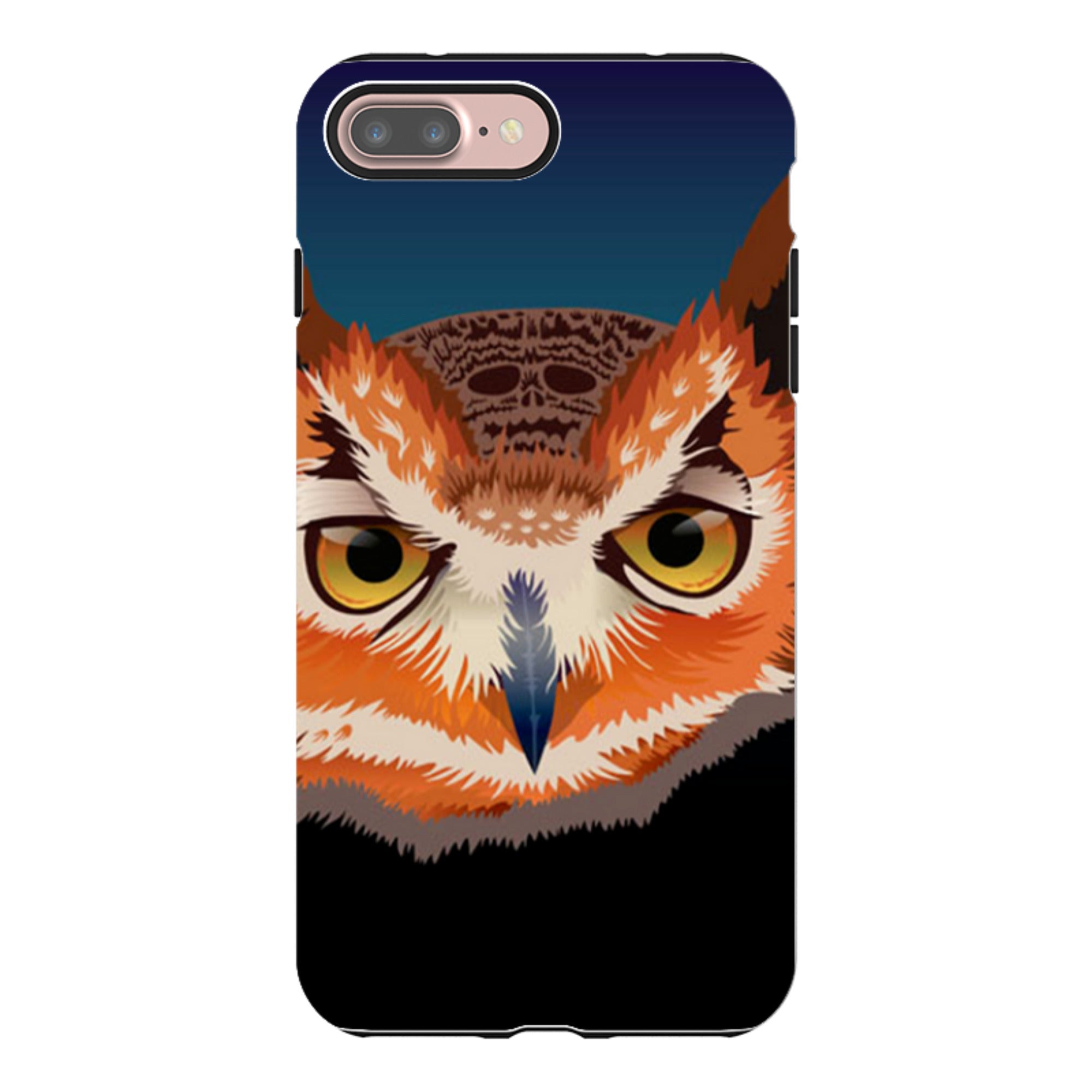 iPhone Tough Case - Owl By Mia Underwood