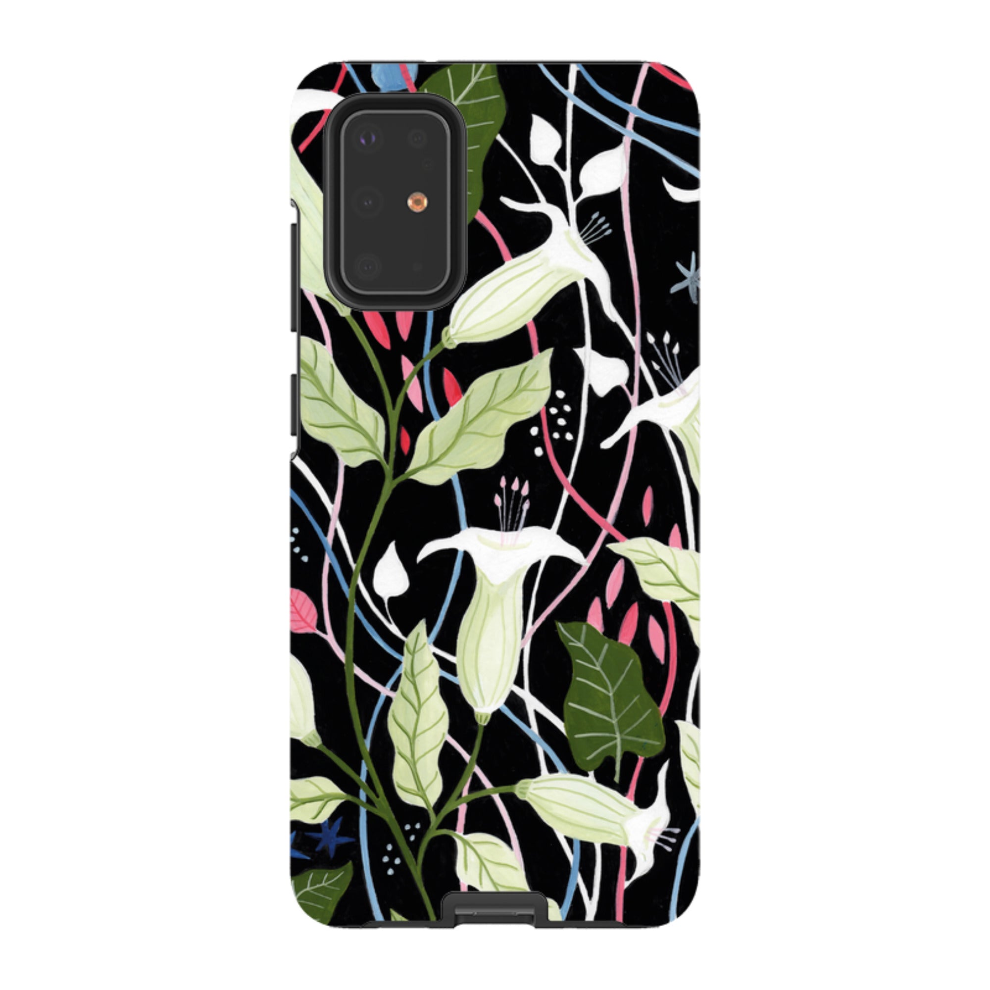 Samsung Tough Case - Trumpet Flowers By Bex Parkin