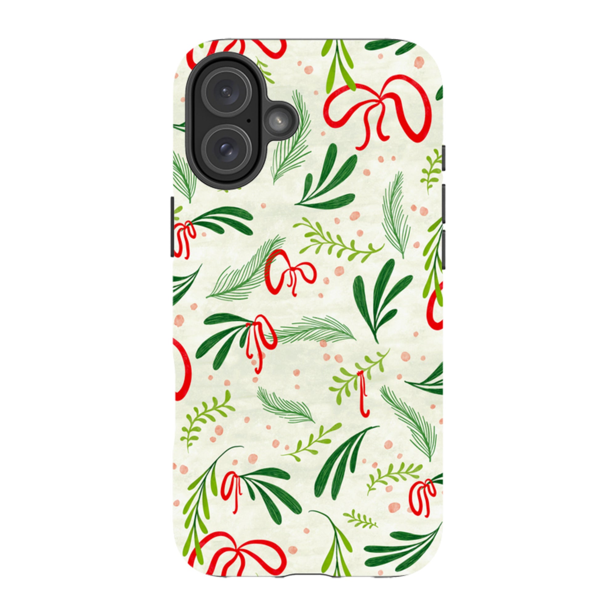 iPhone MagSafe Tough Case -  Christmas Bows By Katherine Quinn