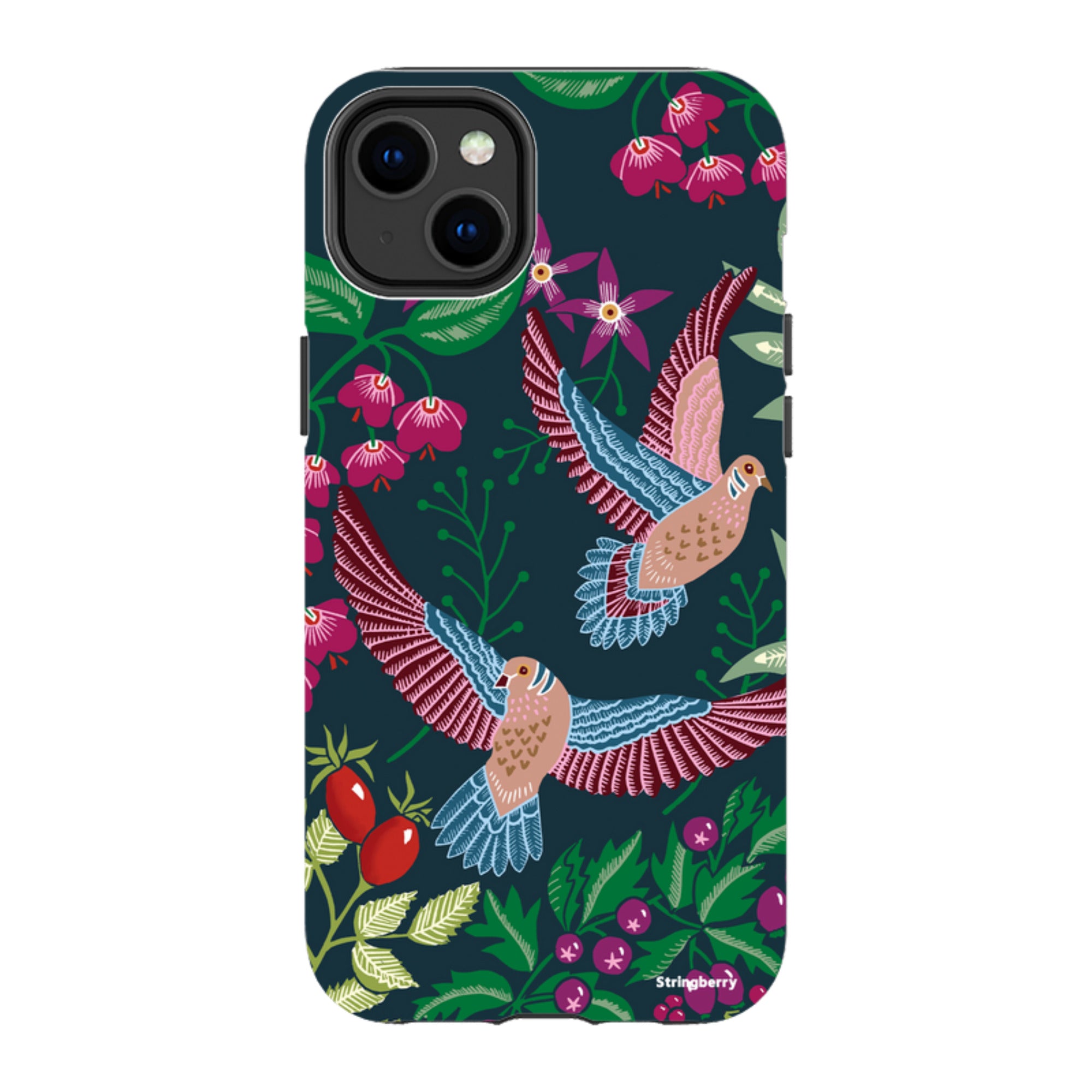 iPhone Tough Case - Two Turtle Doves By Kate Heiss