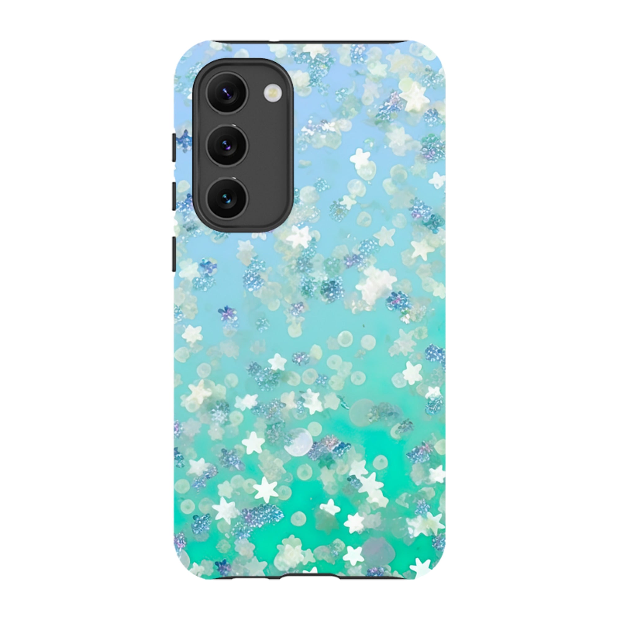Samsung Tough Case - Green Stars