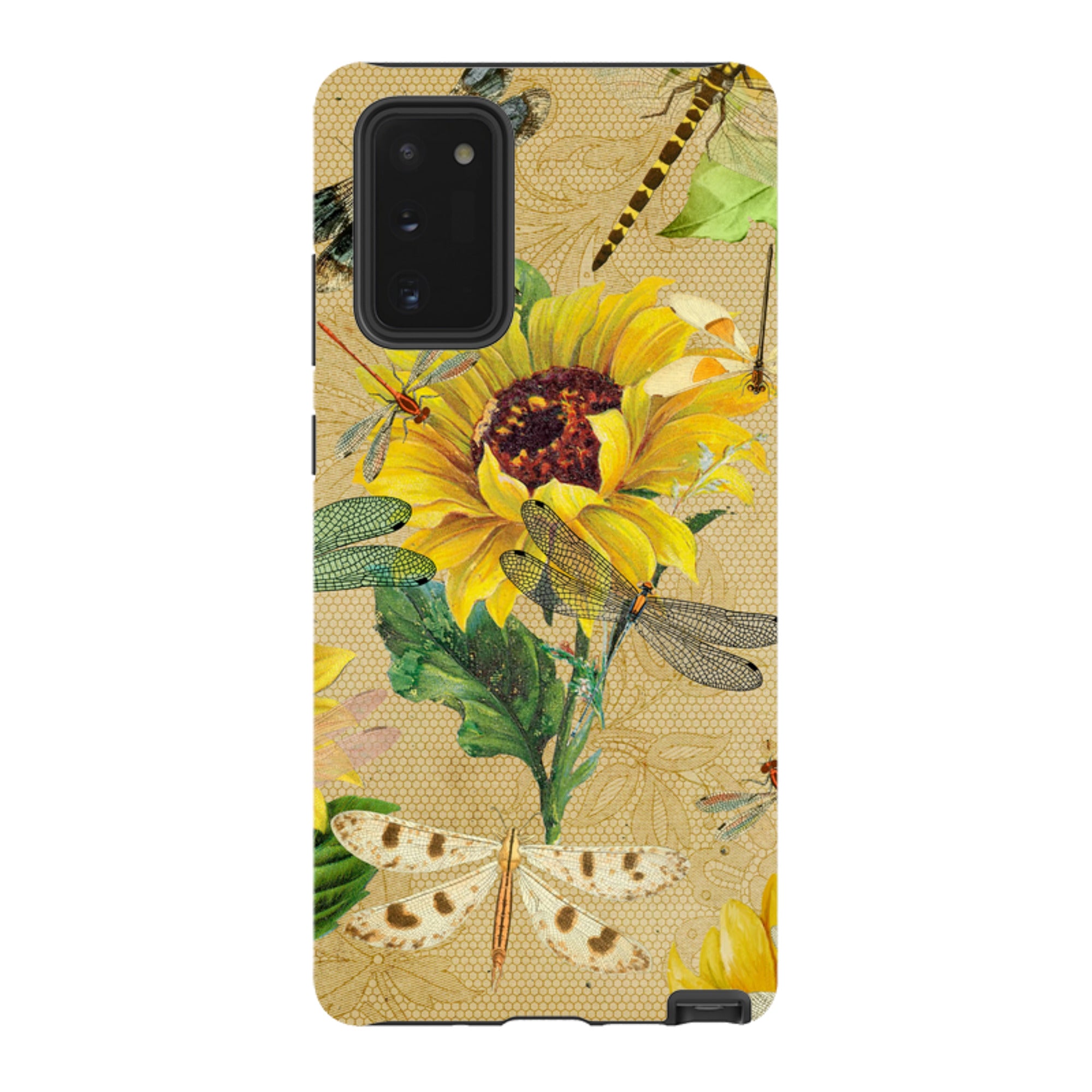 Samsung Tough Case - Dragonflies And Sunflowers
