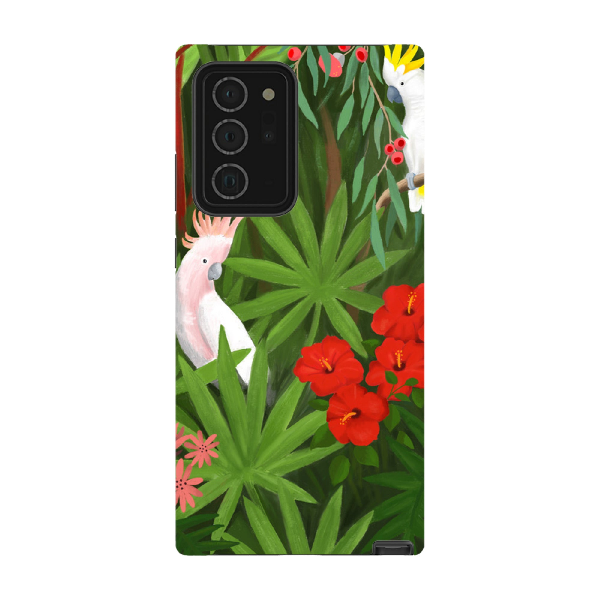 Samsung Tough Case - Cockatoo Jungle By Bex Parkin