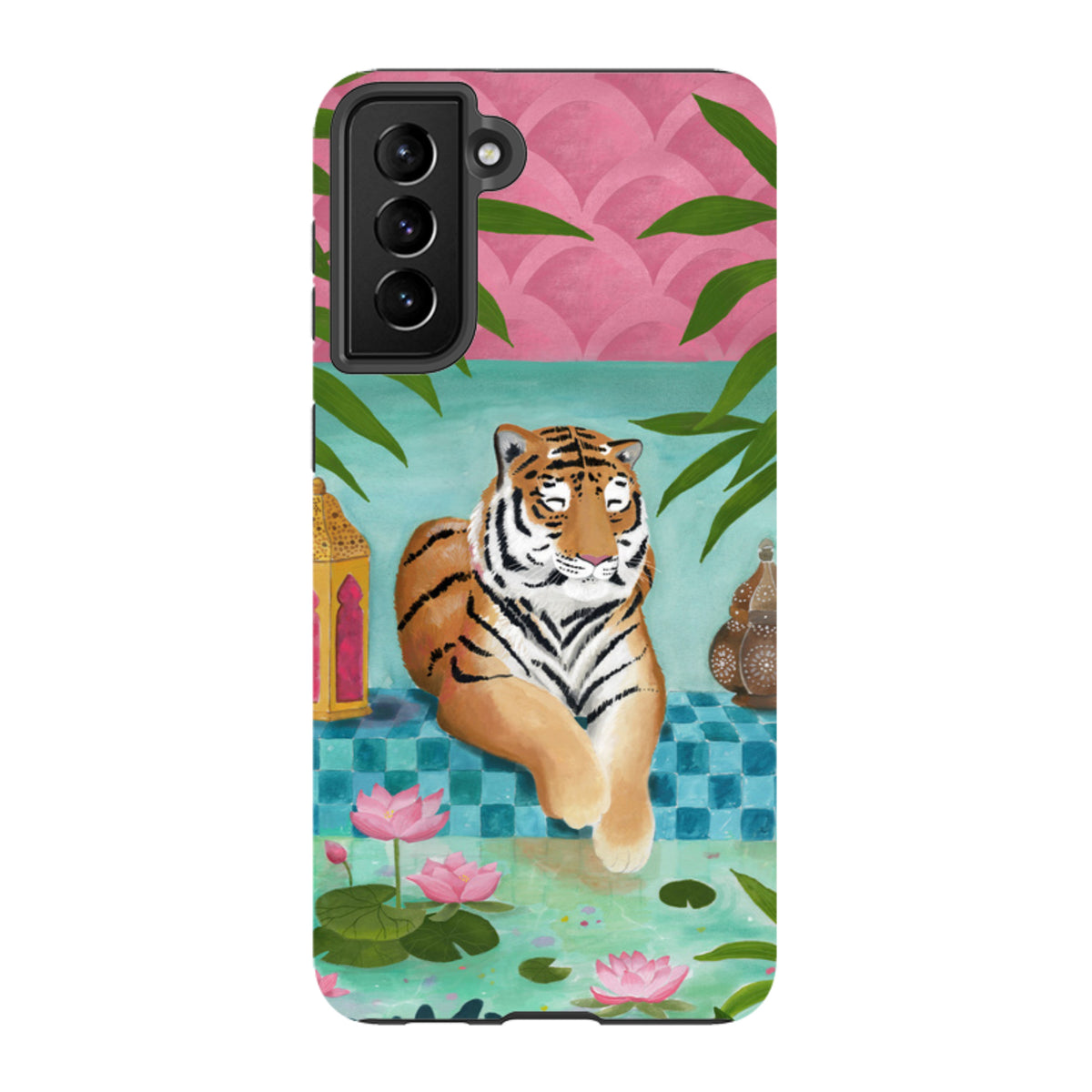 Samsung Tough Case - Lotus Tiger By Bex Parkin