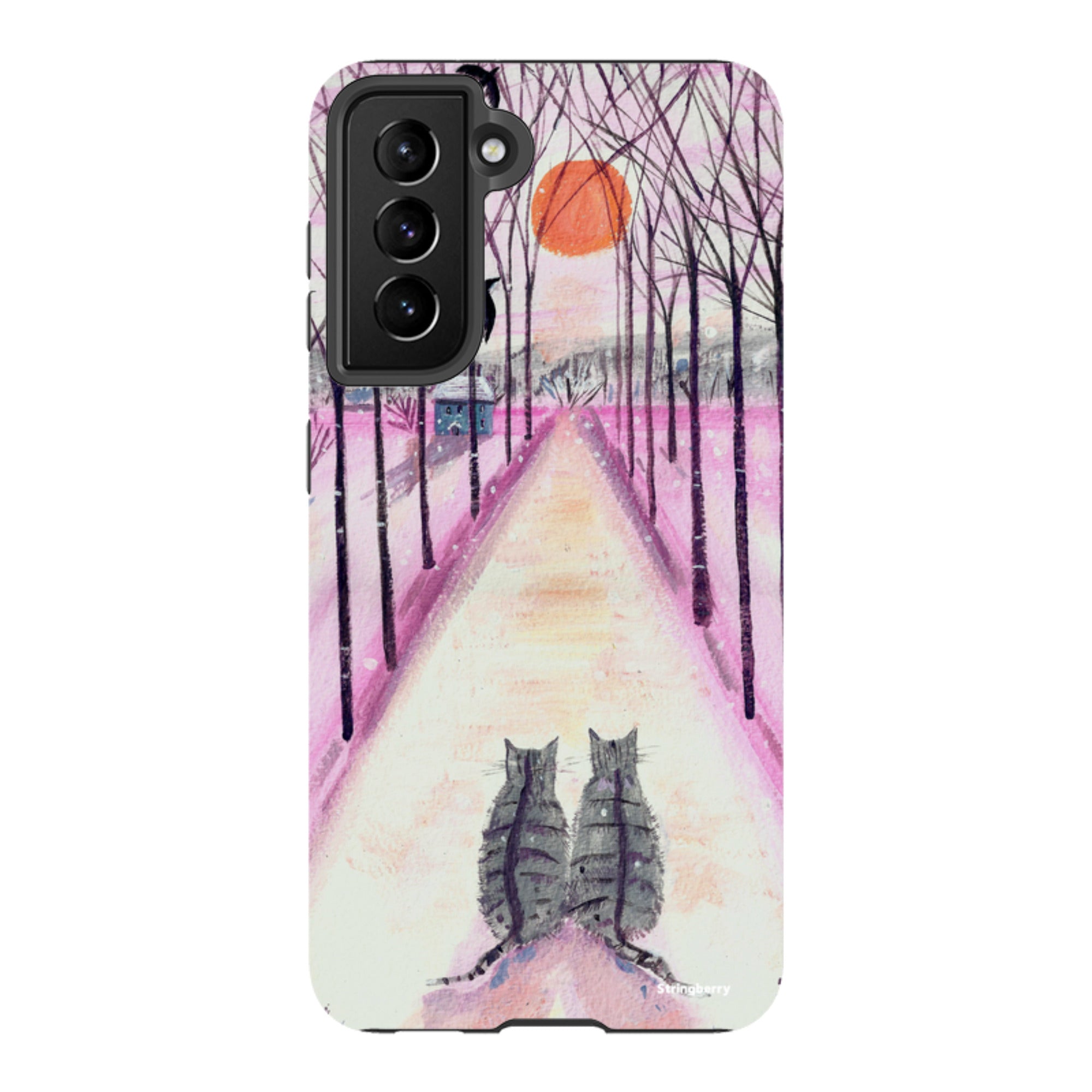 Samsung Tough Case - Winter Cats By Mary Stubberfield