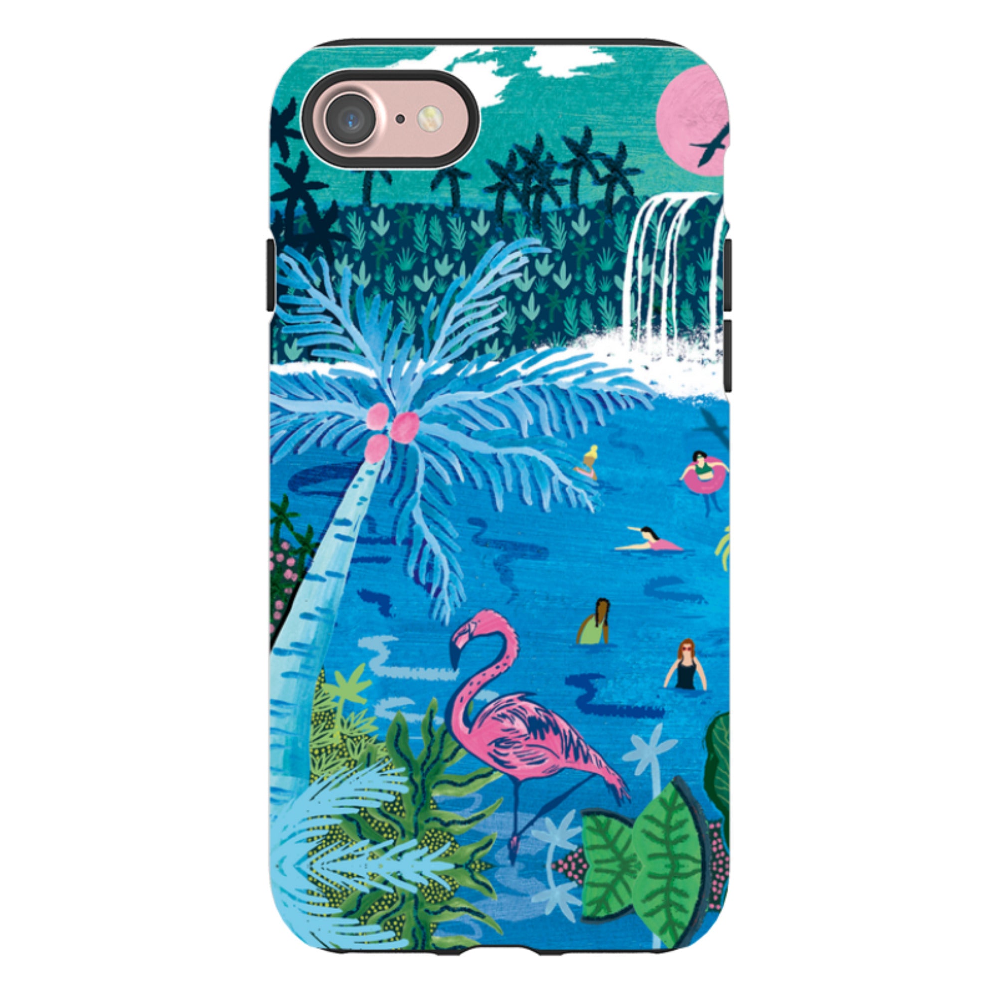 iPhone Tough Case - Palm Pool III By Emma Frances Grant