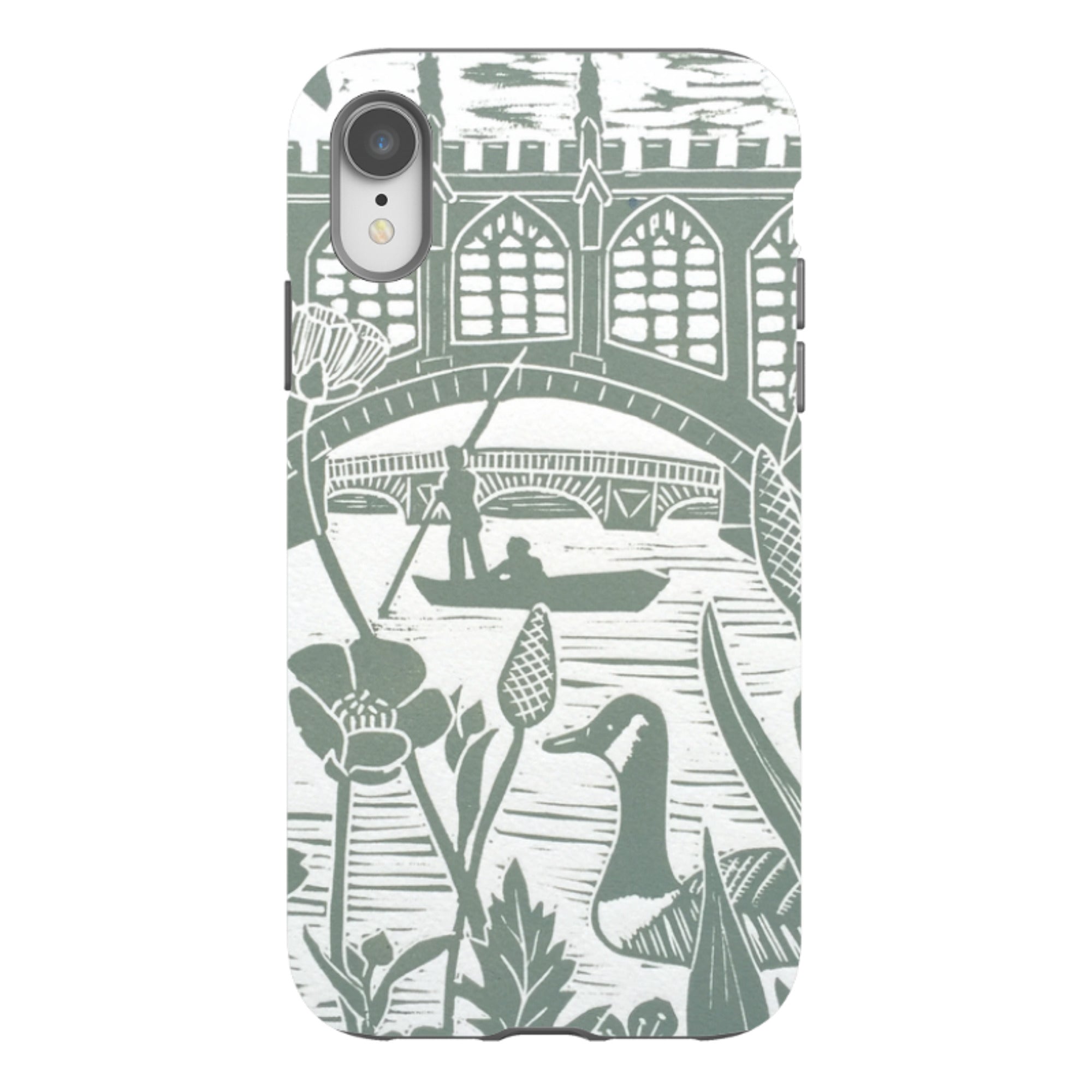 iPhone Tough Case - Punting At Cambridge By Kate Heiss