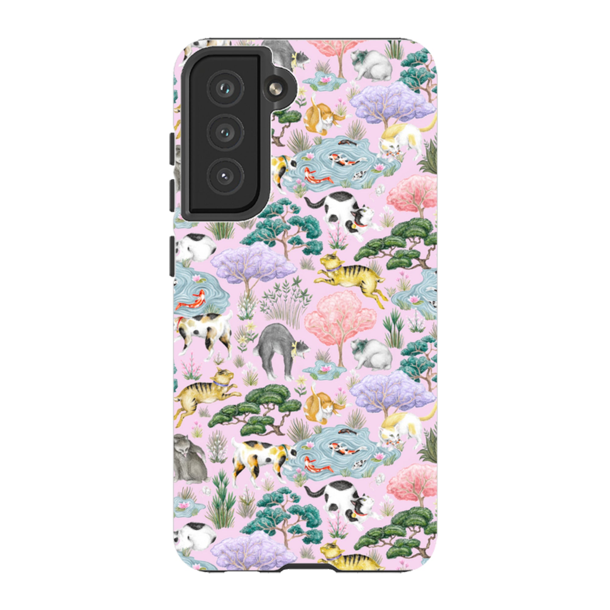 Samsung Tough  Case - Cat Garden By Catherine Rowe