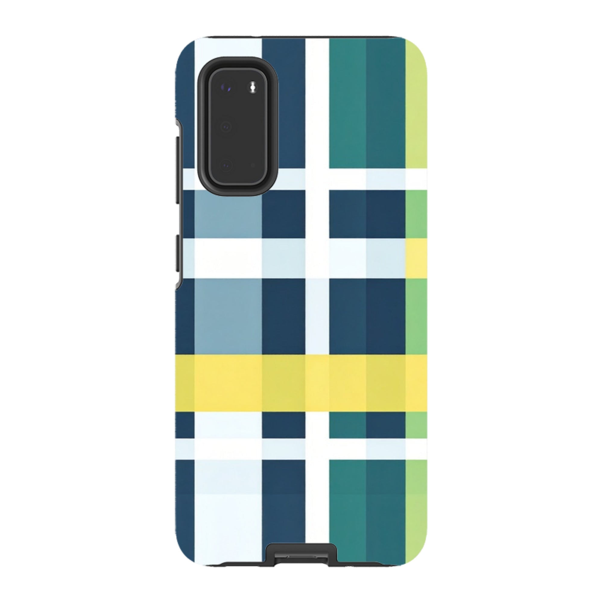 Samsung Tough Case -Forest Gingham