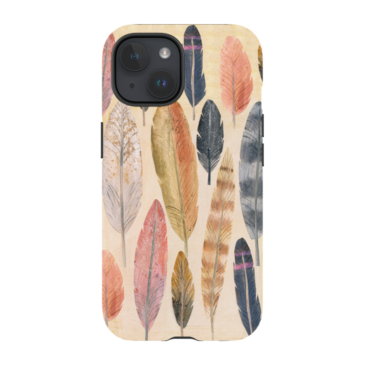 iPhone Tough Case - Feathers By Tracey English