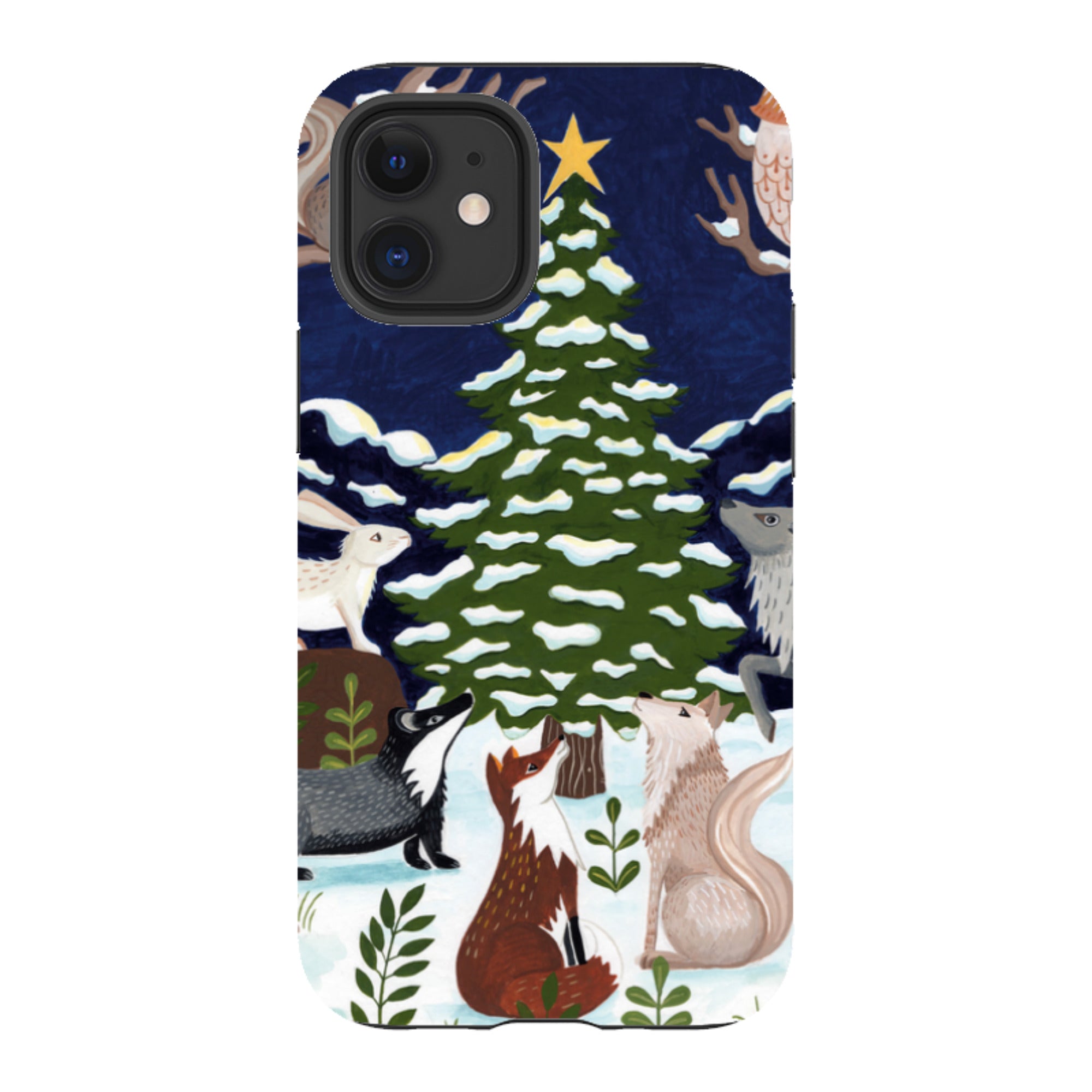 iPhone Tough Case - Christmas Tree By Bex Parkin