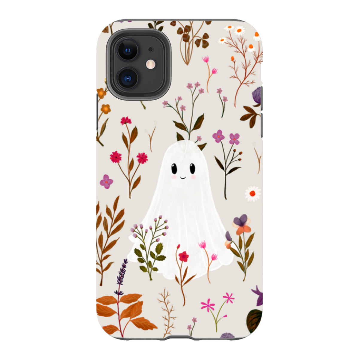 iPhone Tough Case - Ghost in the Garden - Stone Multi By Katherine Quinn