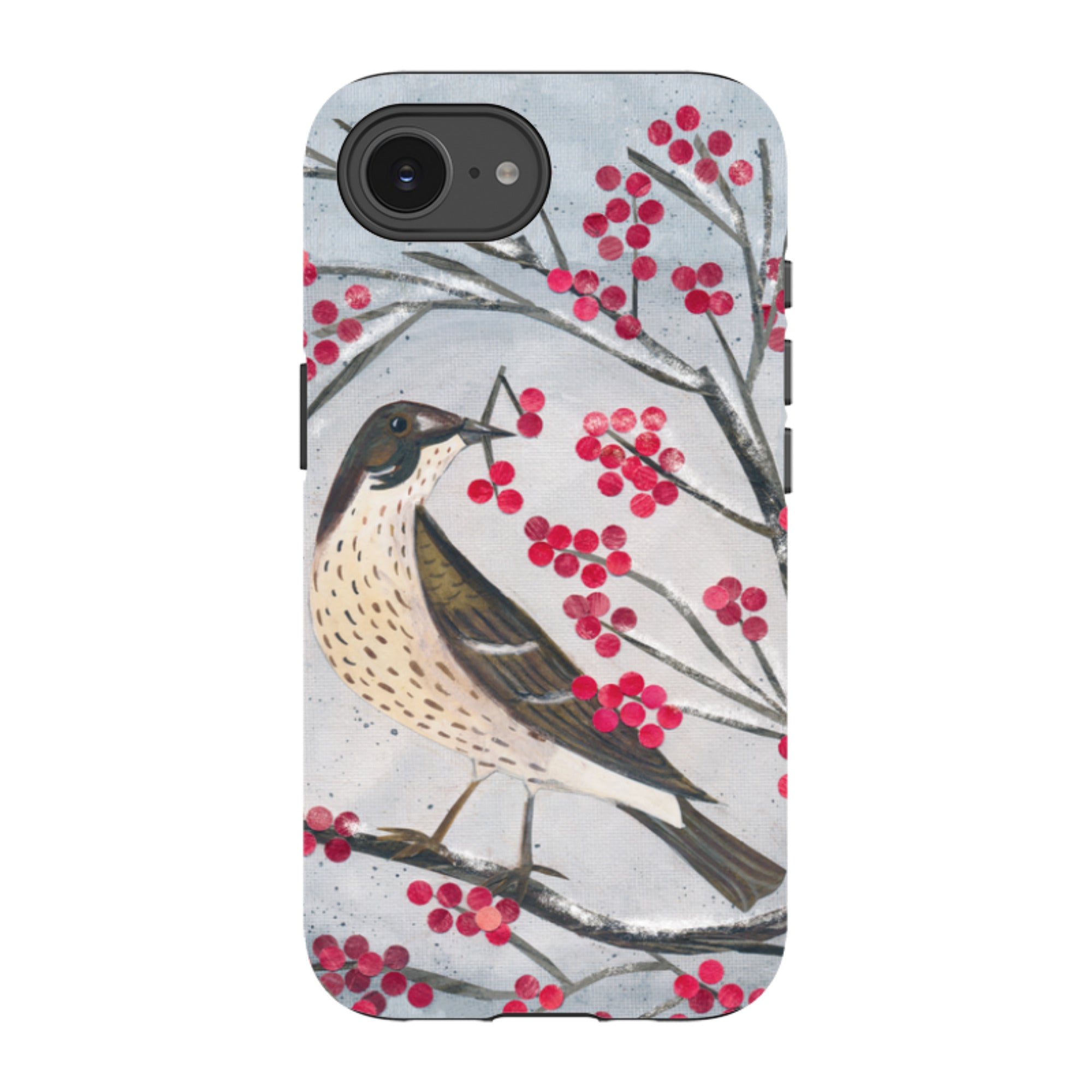 iPhone Tough Case - Mistle Thrush By Tracey English