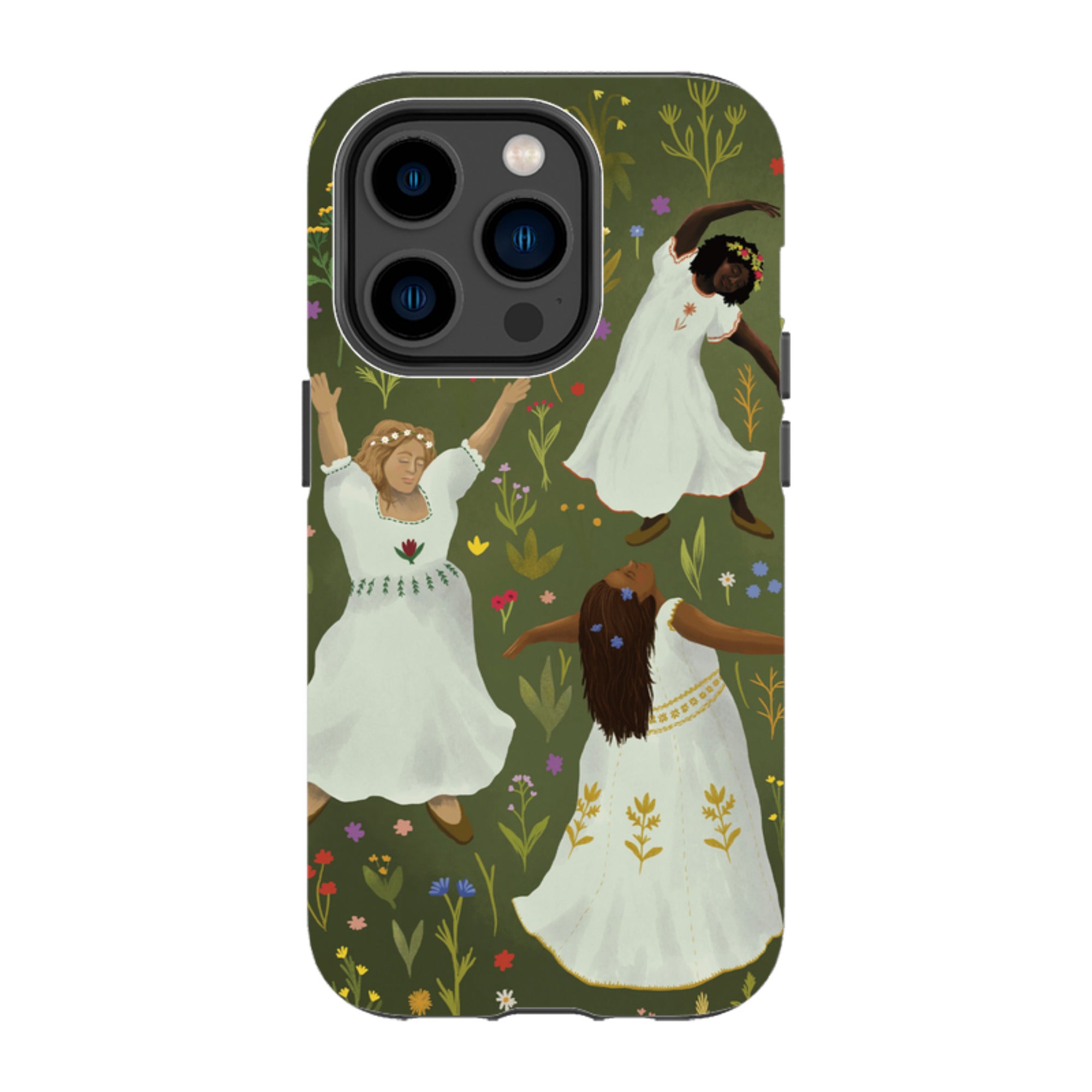 iPhone Tough Case - Folk Dance By Anna Stead