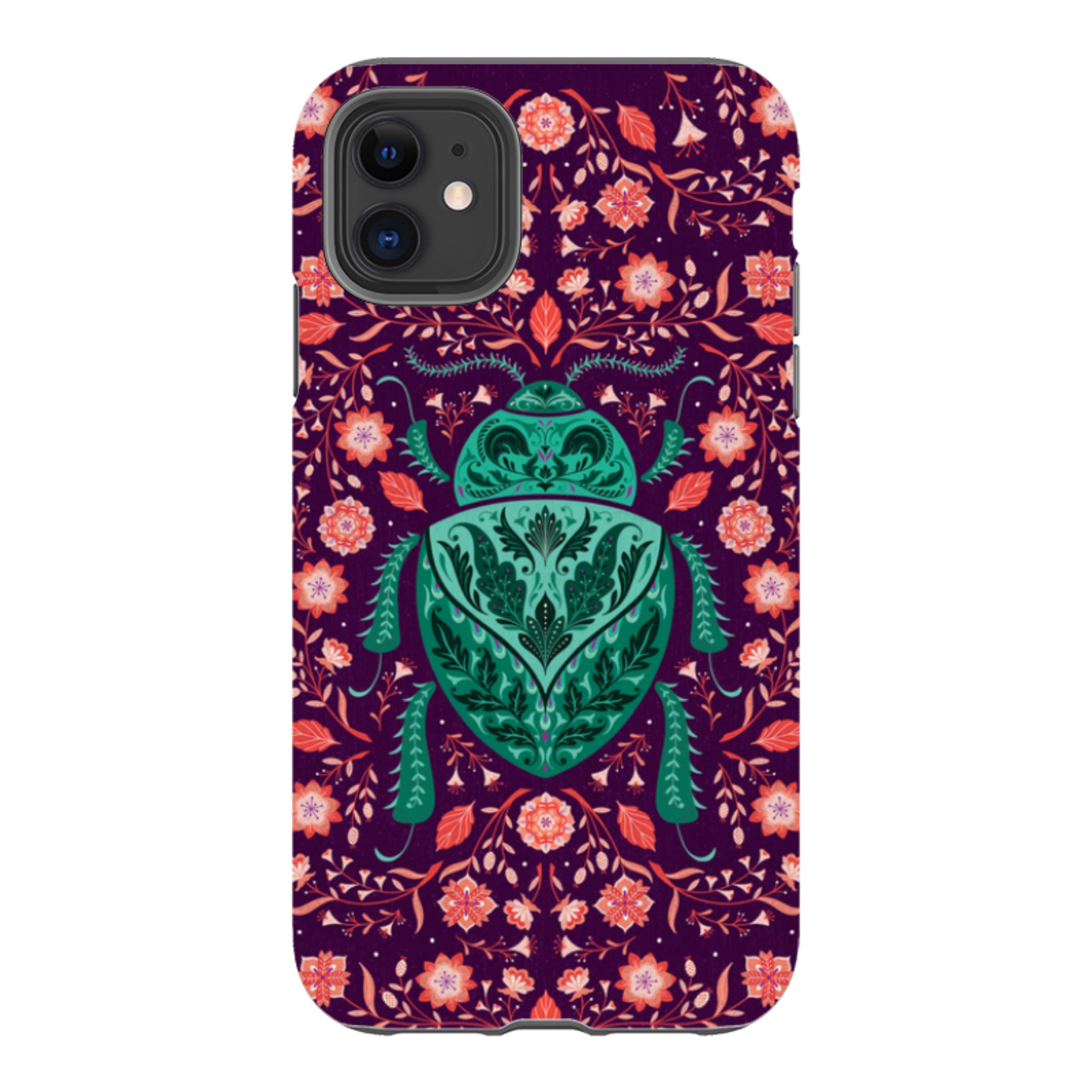 iPhone Tough Case - Beetle By Jenny Zemanek
