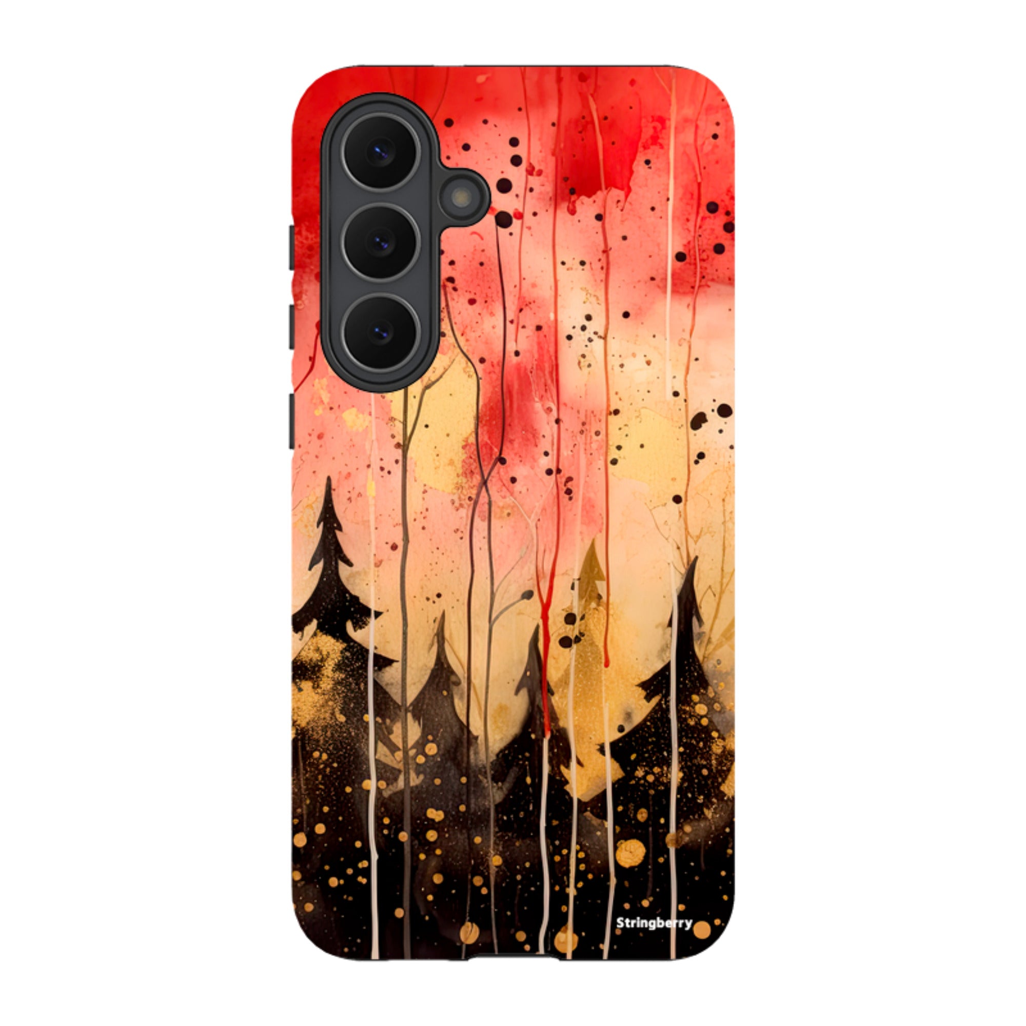 Samsung Tough Case - Watercolour Winter Forest