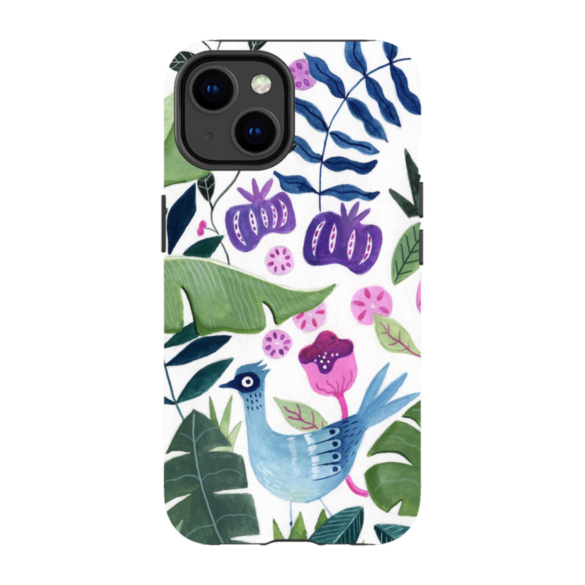 iPhone Tough Case - Birds In Forest By Bex Parkin