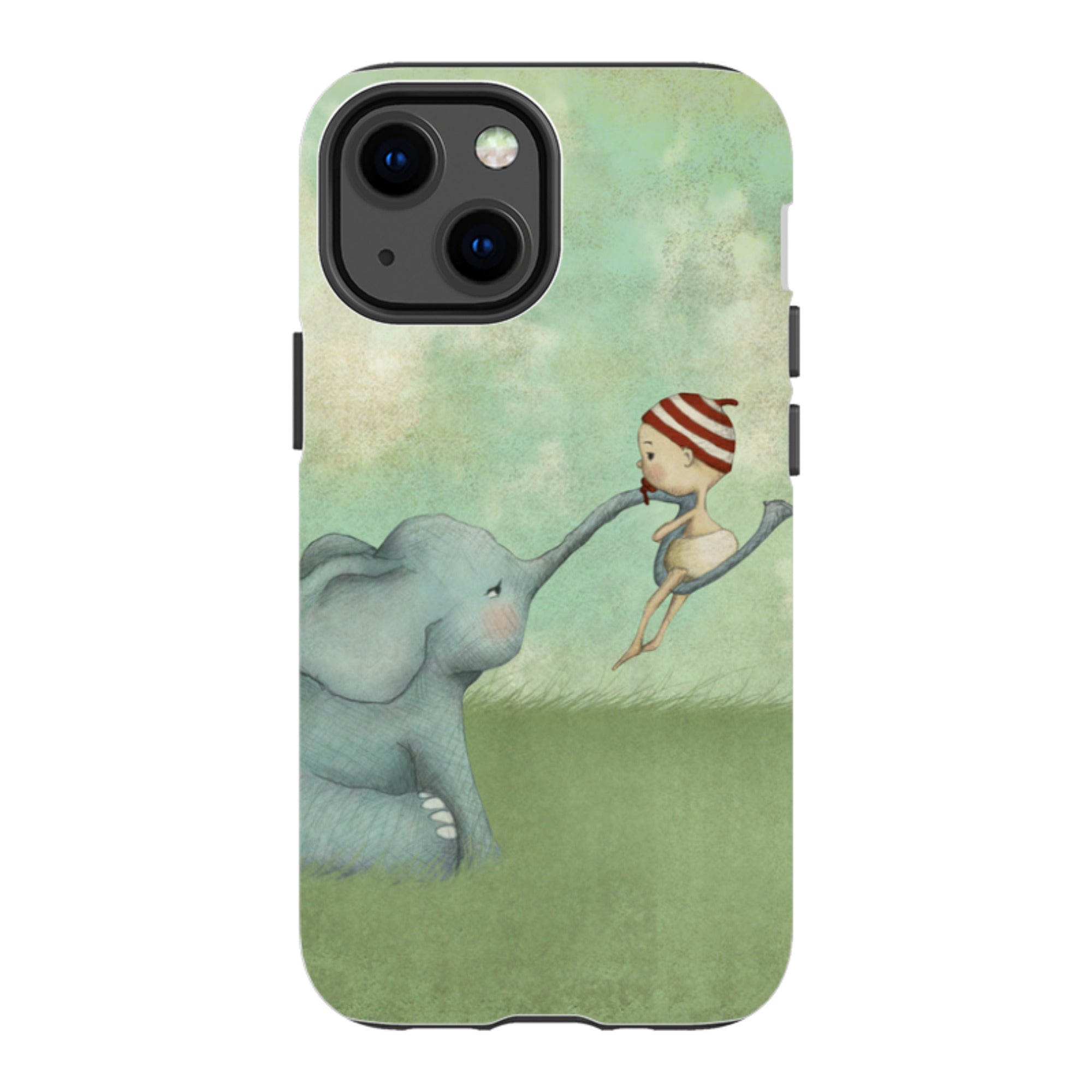 iPhone Tough Case - Elephant Baby By Maja Lindberg