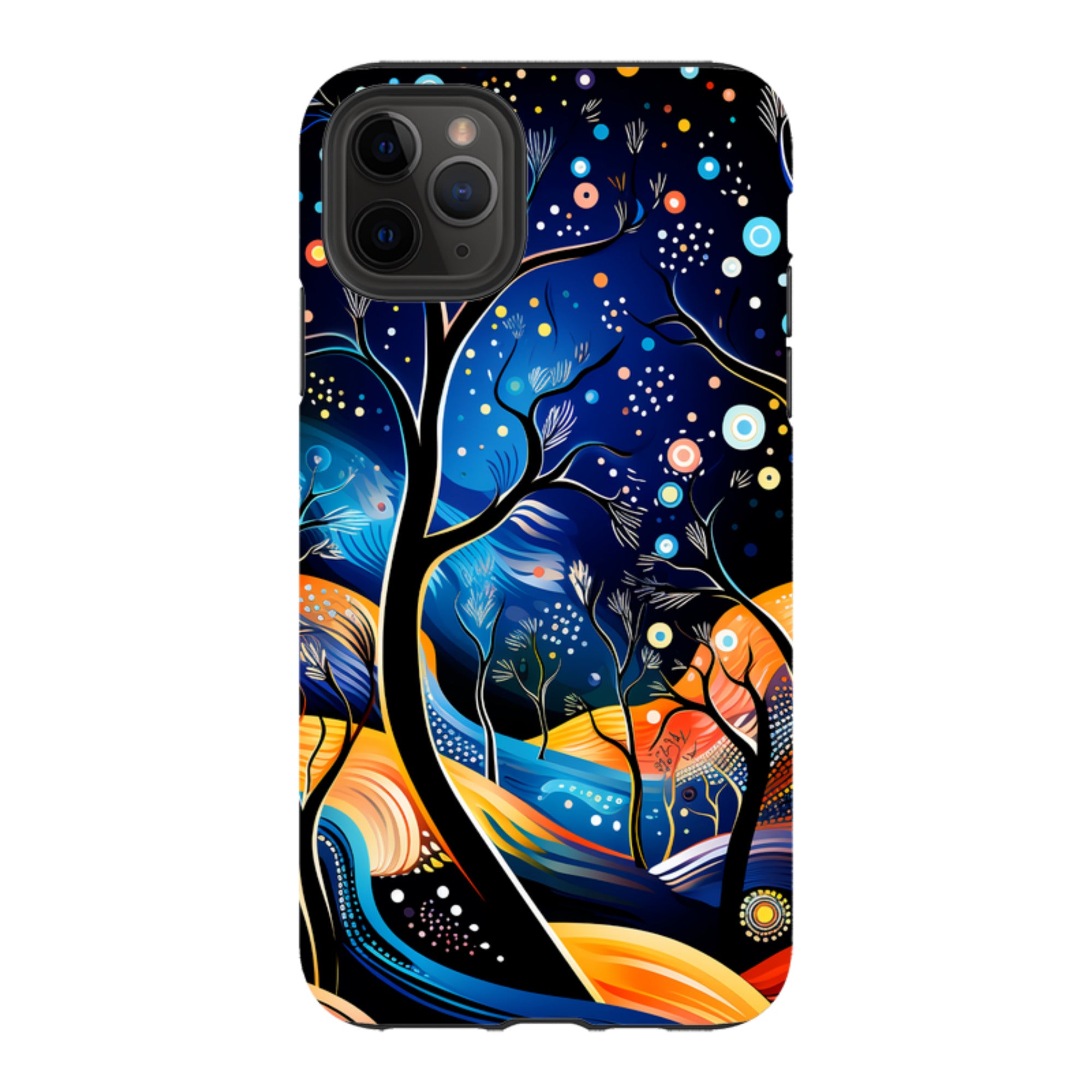 iPhone Tough Case -Rainbow Night Stars