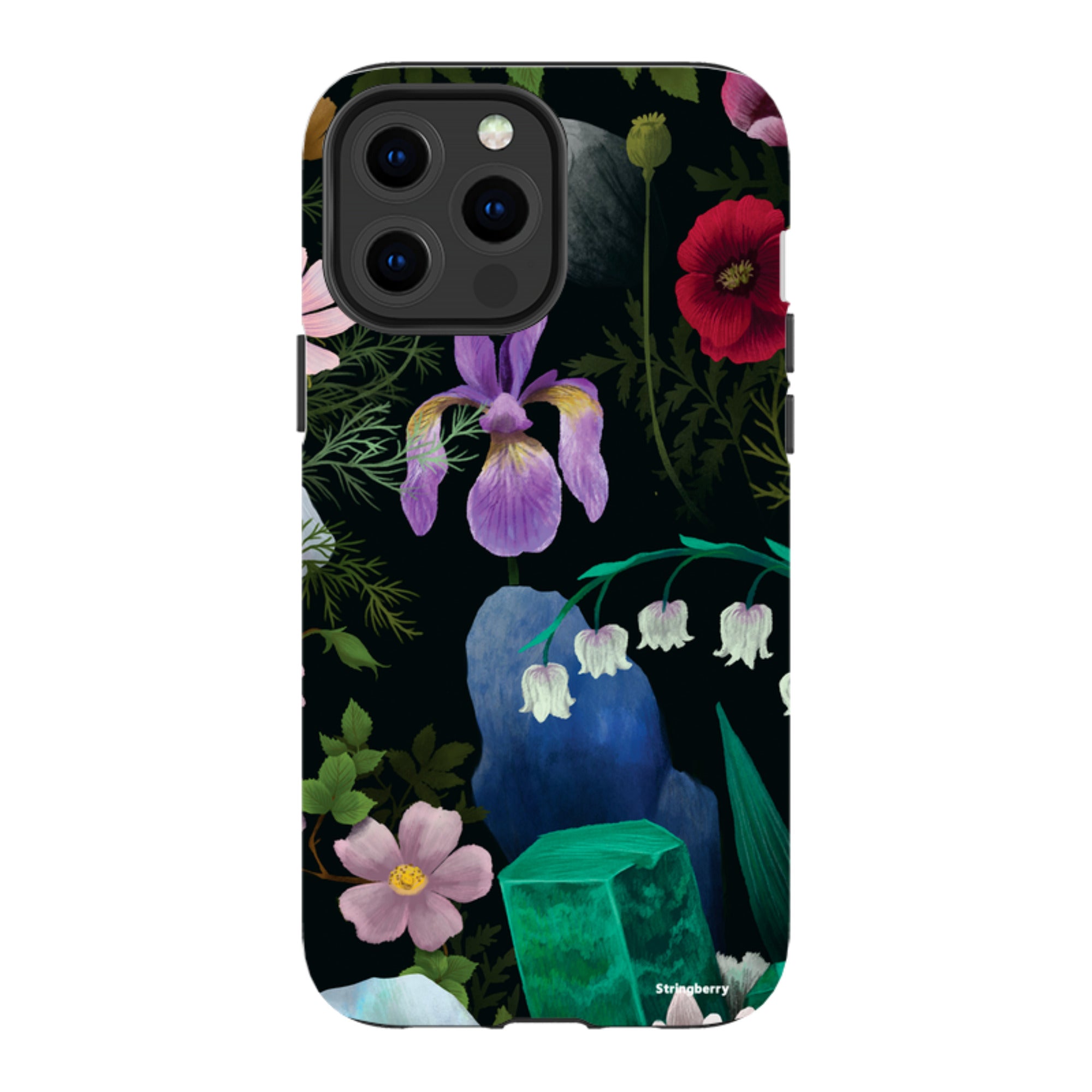 iPhone MagSafe Tough Case - Crystal Flowers II By Anna Stead