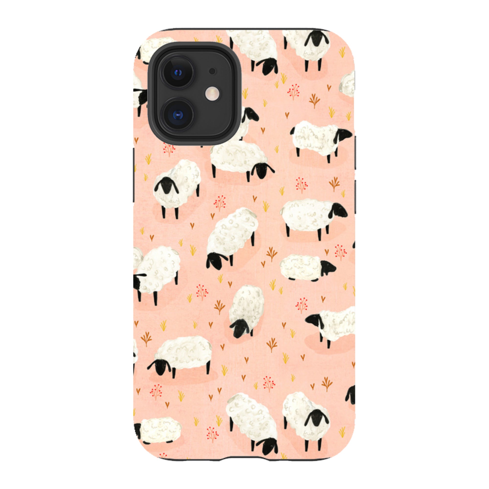 iPhone Tough Case - Sheep Pink By Katherine Quinn
