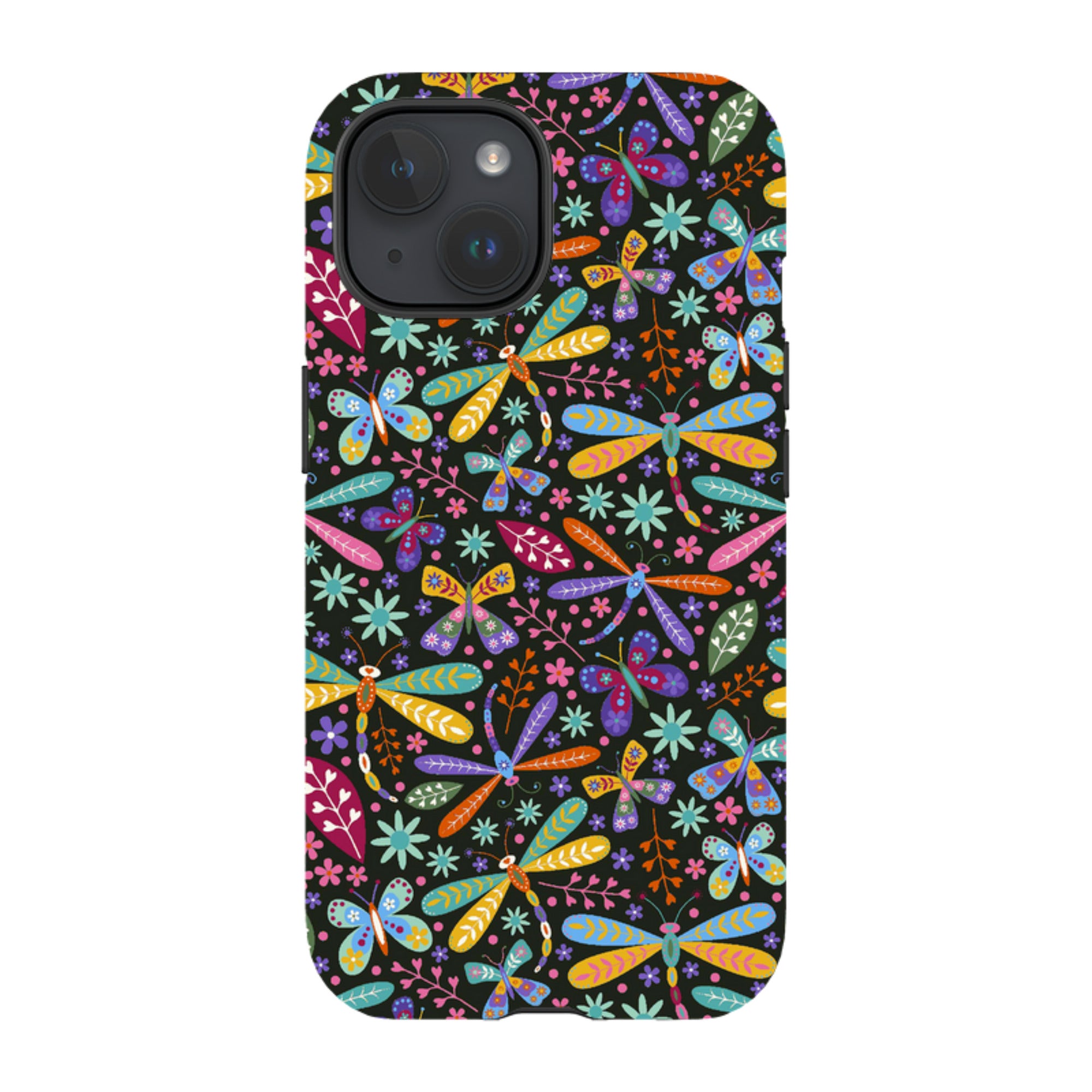 iPhone Tough Case - Dragonflies Multi By Suzy Taylor